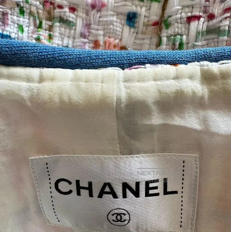 Chanel Chanel Colorful Cotton Women's Jacket . Size XS / US 0-2 / IT 36-38 - 6 Thumbnail
