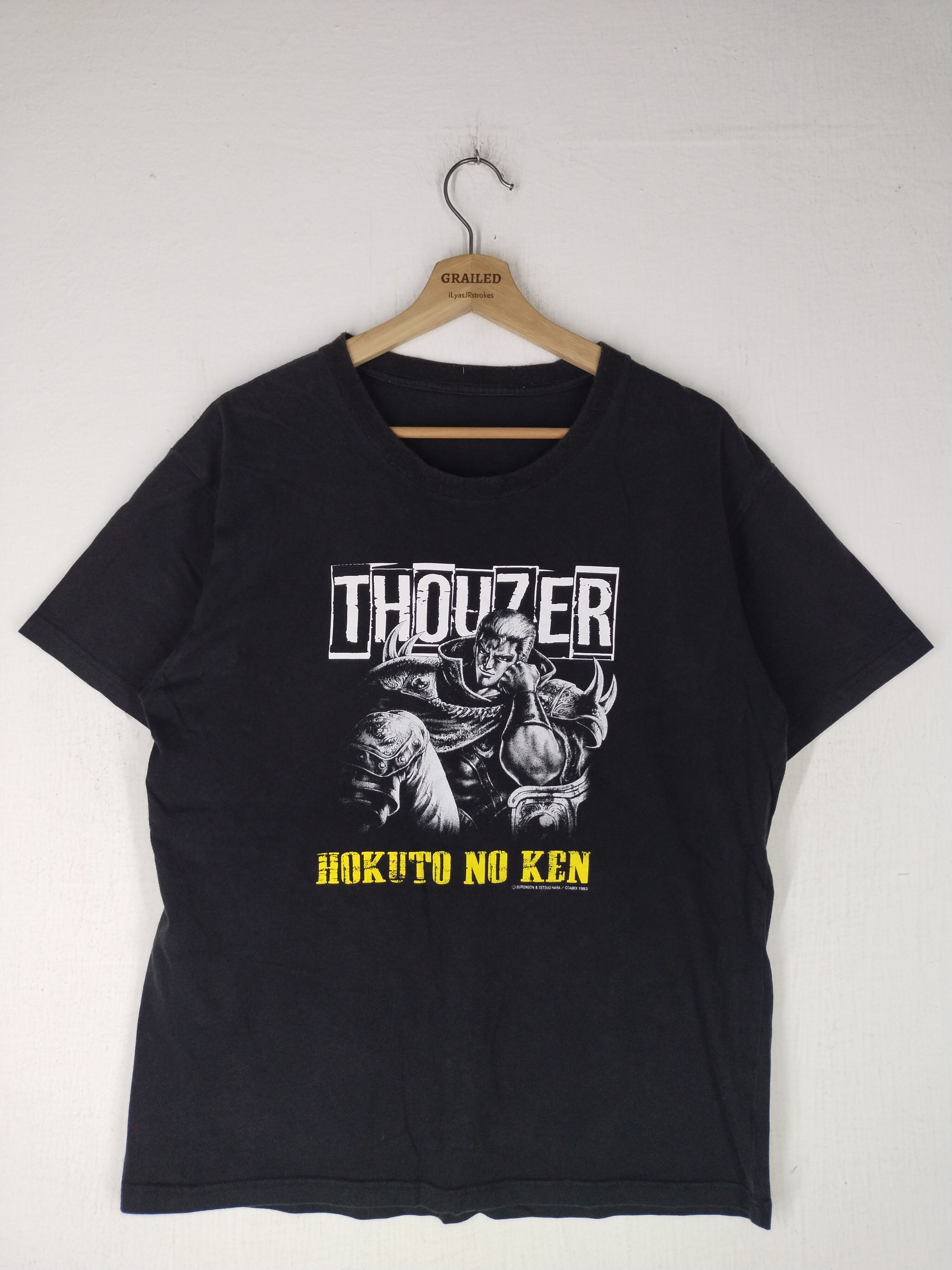 Japanese Brand THOUZER Hokuto No Ken Anime Fist Of The North Star Promo Tee Size US M / EU 48-50 / 2 - 1 Thumbnail