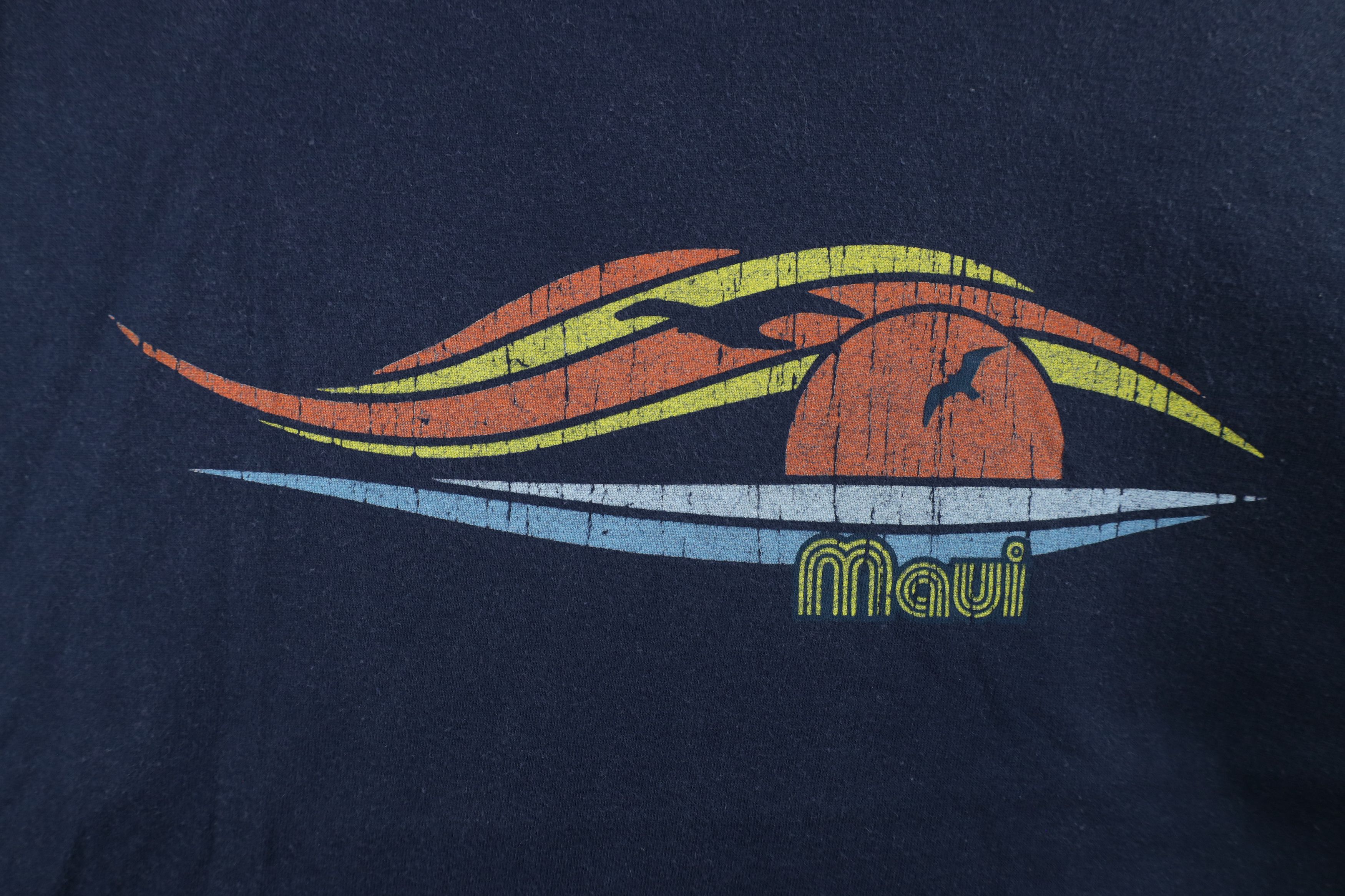 Vintage Vintage 90s Y2K Streetwear Sunset Beach Maui Hawaii T-Shirt Size US XL / EU 56 / 4 - 5 Thumbnail