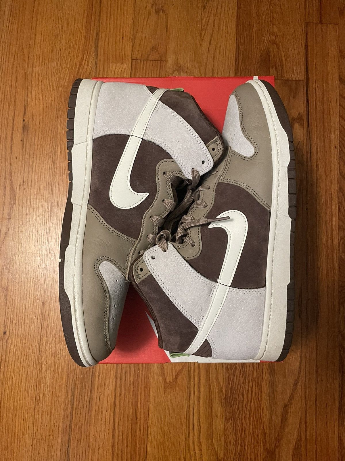 Nike × Vintage Nike Dunk High Chocolate Size 11 Size US 11 / EU 44 - 4 Thumbnail