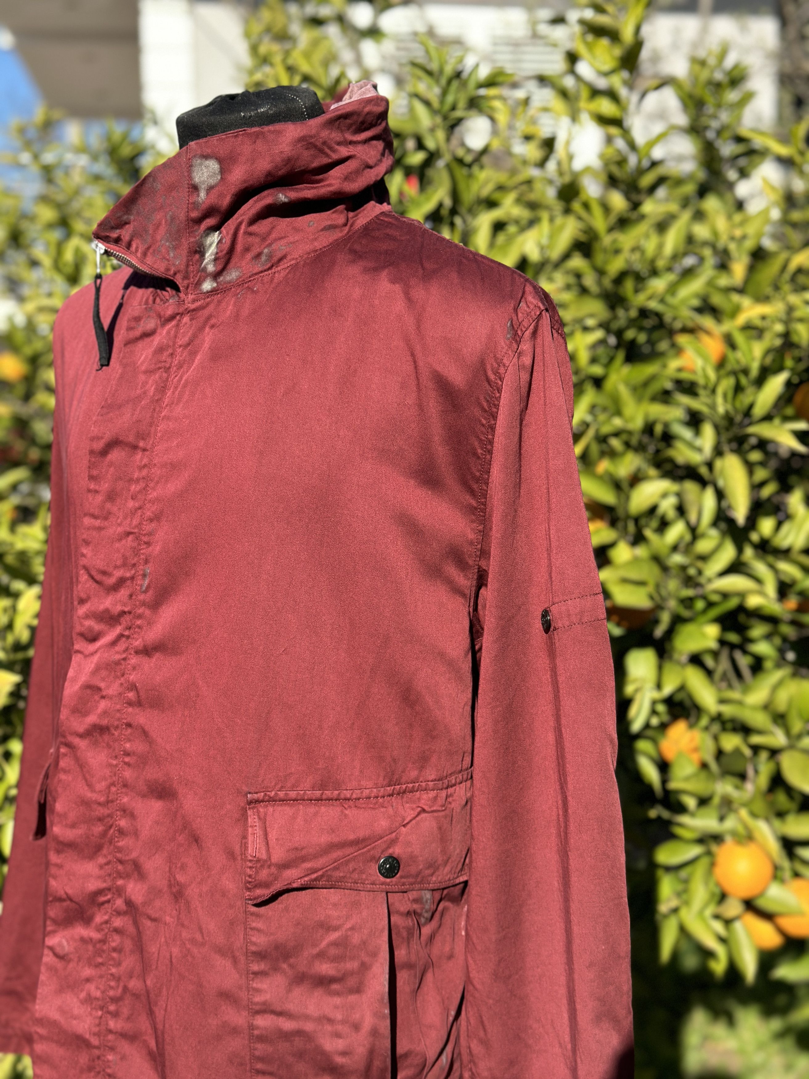 Stone Island Rare Stone Island Archive 1999 Raso Gommato Jacket Size L Size US L / EU 52-54 / 3 - 2 Thumbnail