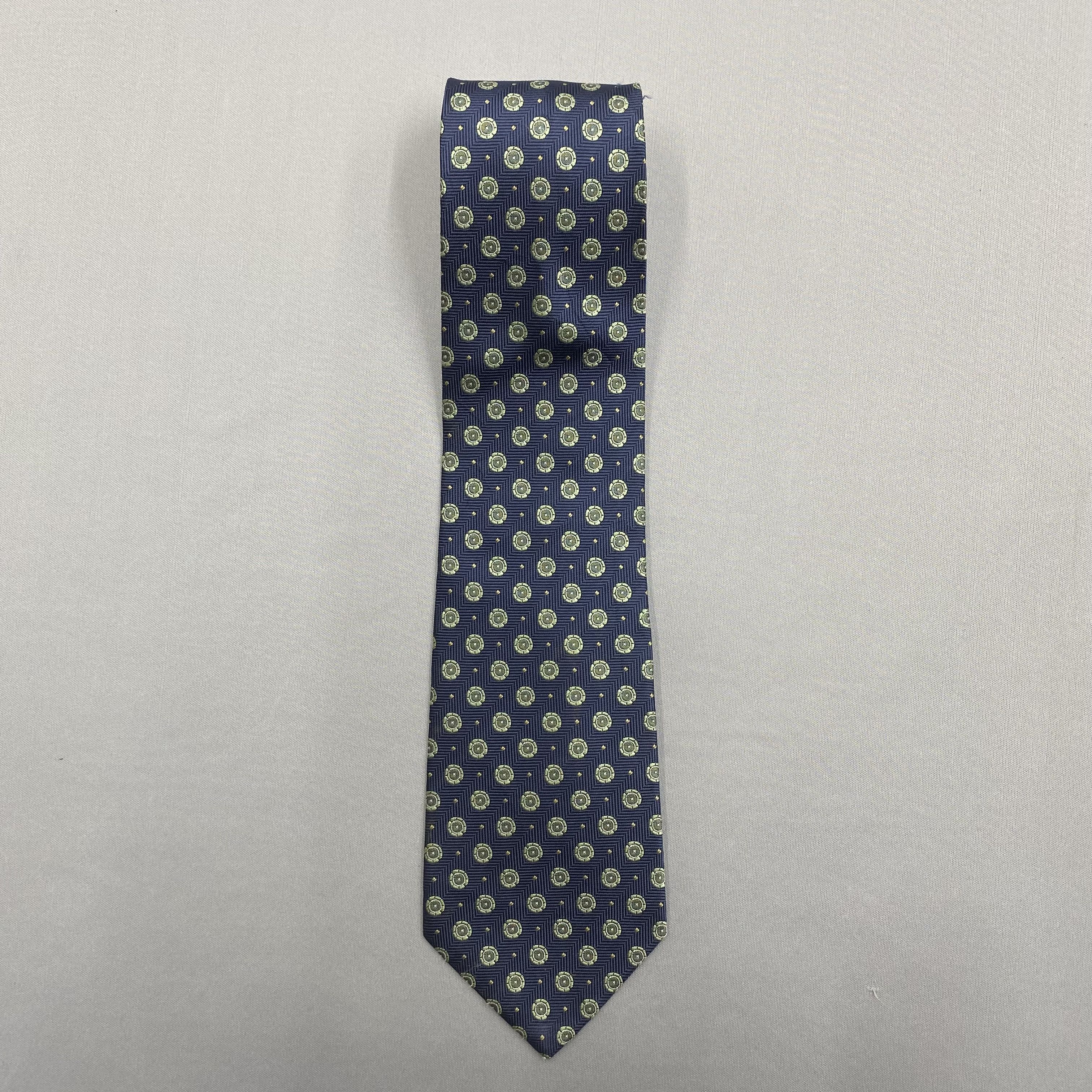DAKS Vintage Daks SILK Necktie Cravate Pure Silk Neck Tie Size ONE SIZE - 3 Thumbnail
