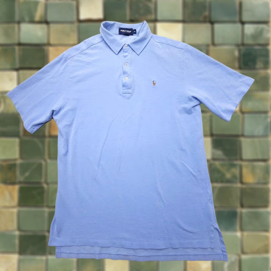 Polo Ralph Lauren Polo Ralph Lauren Polo Shirt Mens XL Blue Knit 100% Cotton Preppy Y2K Polo Golf Shirt Mens XL Blue Knit 100% Cotton Preppy Y2K Size US XL / EU 56 / 4 - 1 Thumbnail