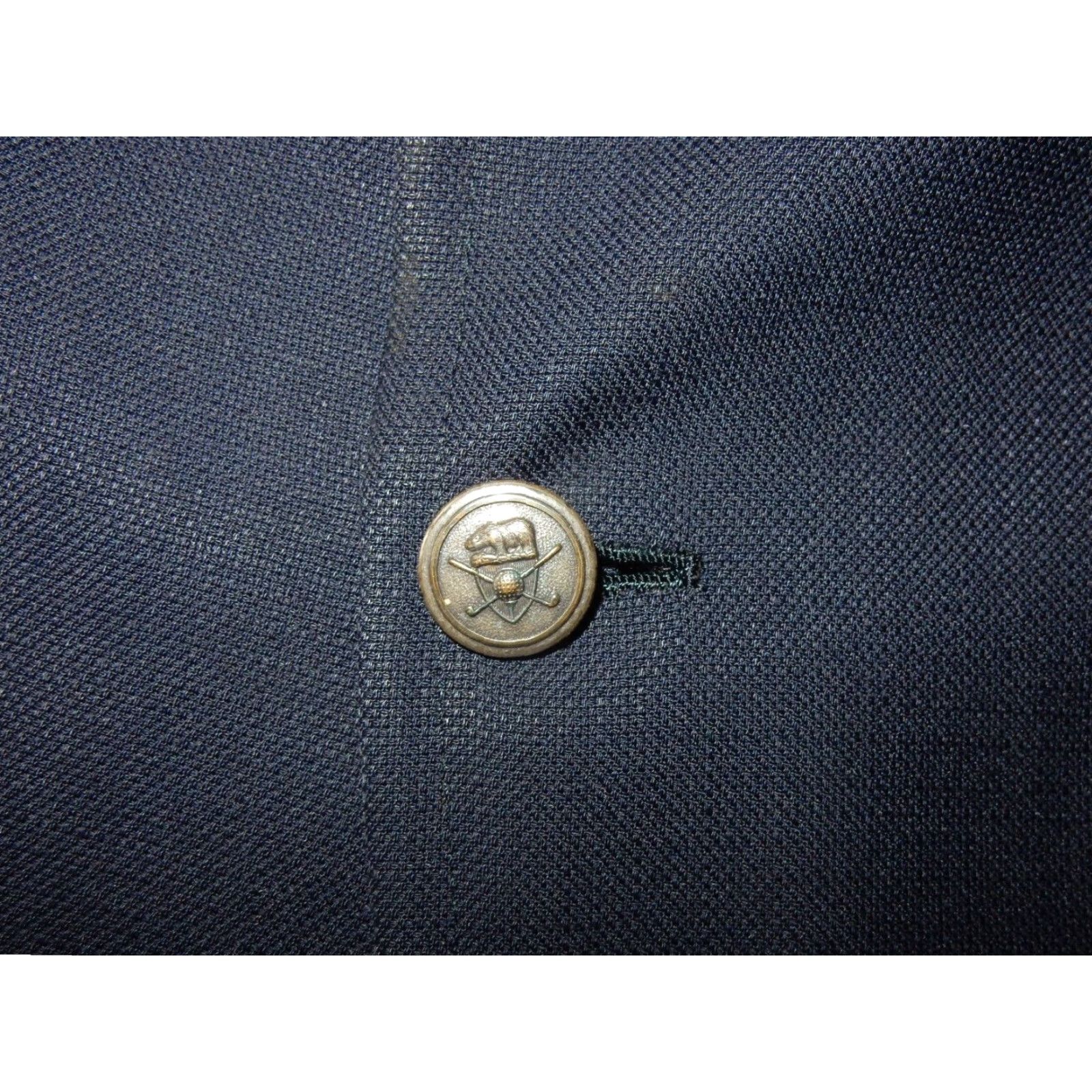 Hart Schaffner Marx VINTAGE Hart Schaffner Marx Blazer Sport Coat Size 48L Blue Wool Mens Size 48R - 5 Thumbnail
