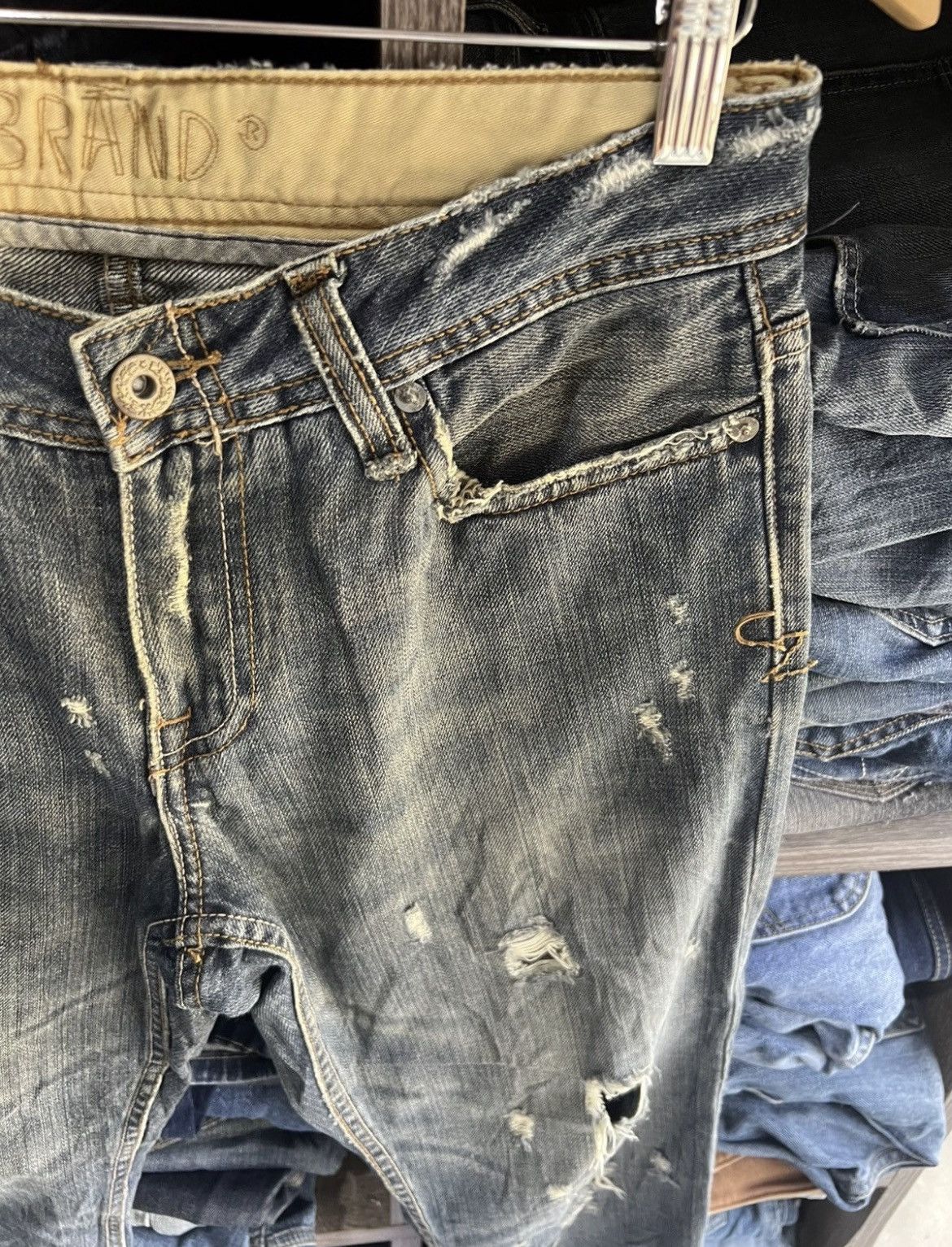 Z Brand 🔥Vintage Z Brand Distressed Denim Size US 31 - 9 Thumbnail