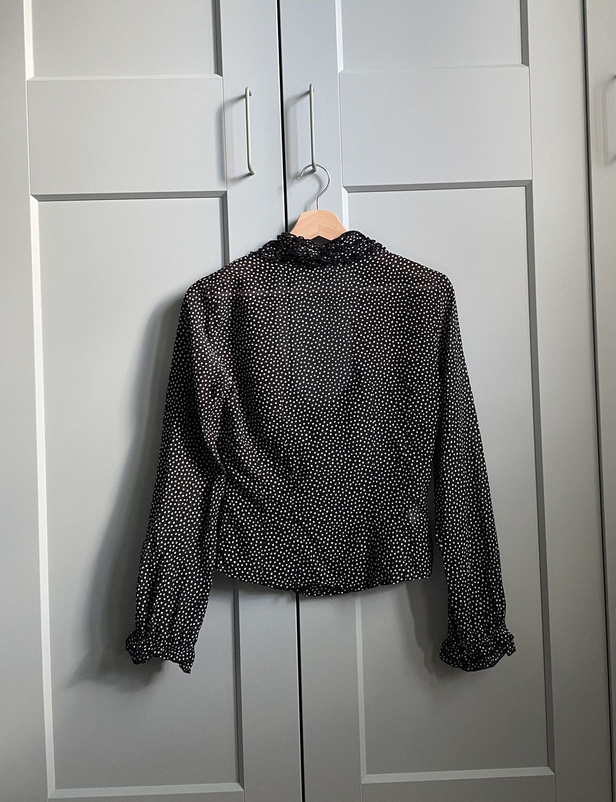 Vintage Vintage Stefanel Dot Print Top Size XS / US 0-2 / IT 36-38 - 4 Thumbnail