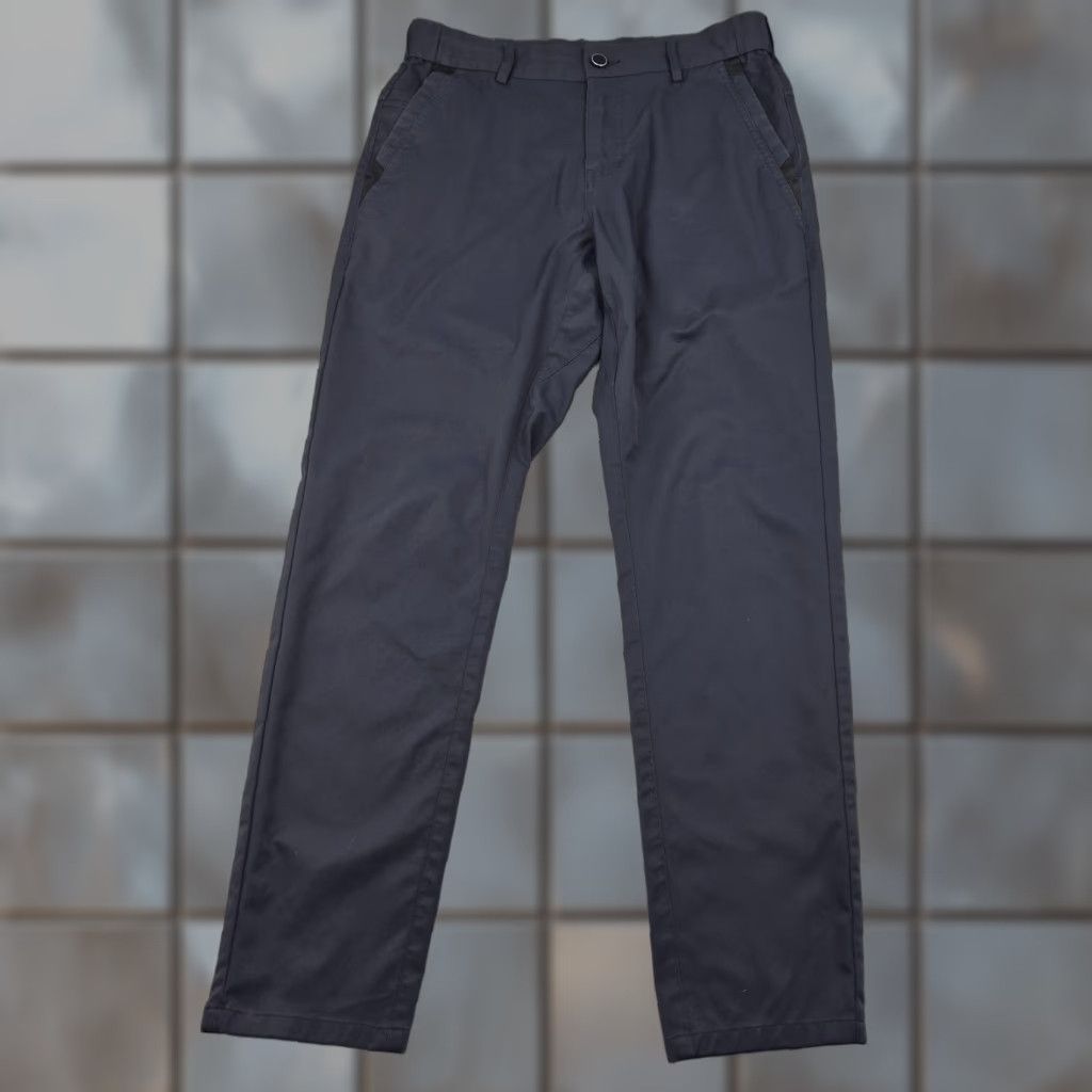 Vintage Jack Archer Pants Mens 29x30 Space Black Chino Flat Front Zip Pocket Regular Size US 29 - 1 Thumbnail