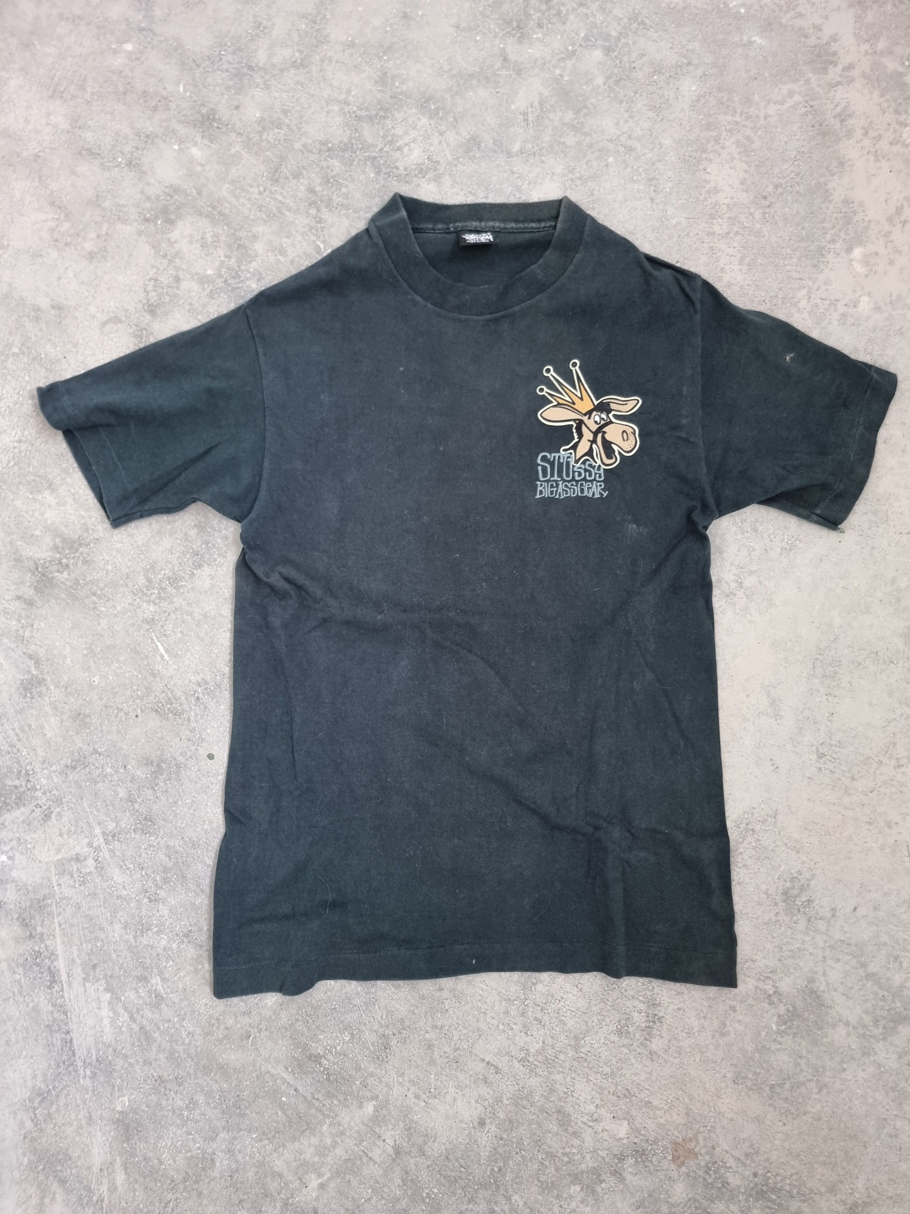 Vintage Vintage stussy donkey big ass gear t shirt | Grailed