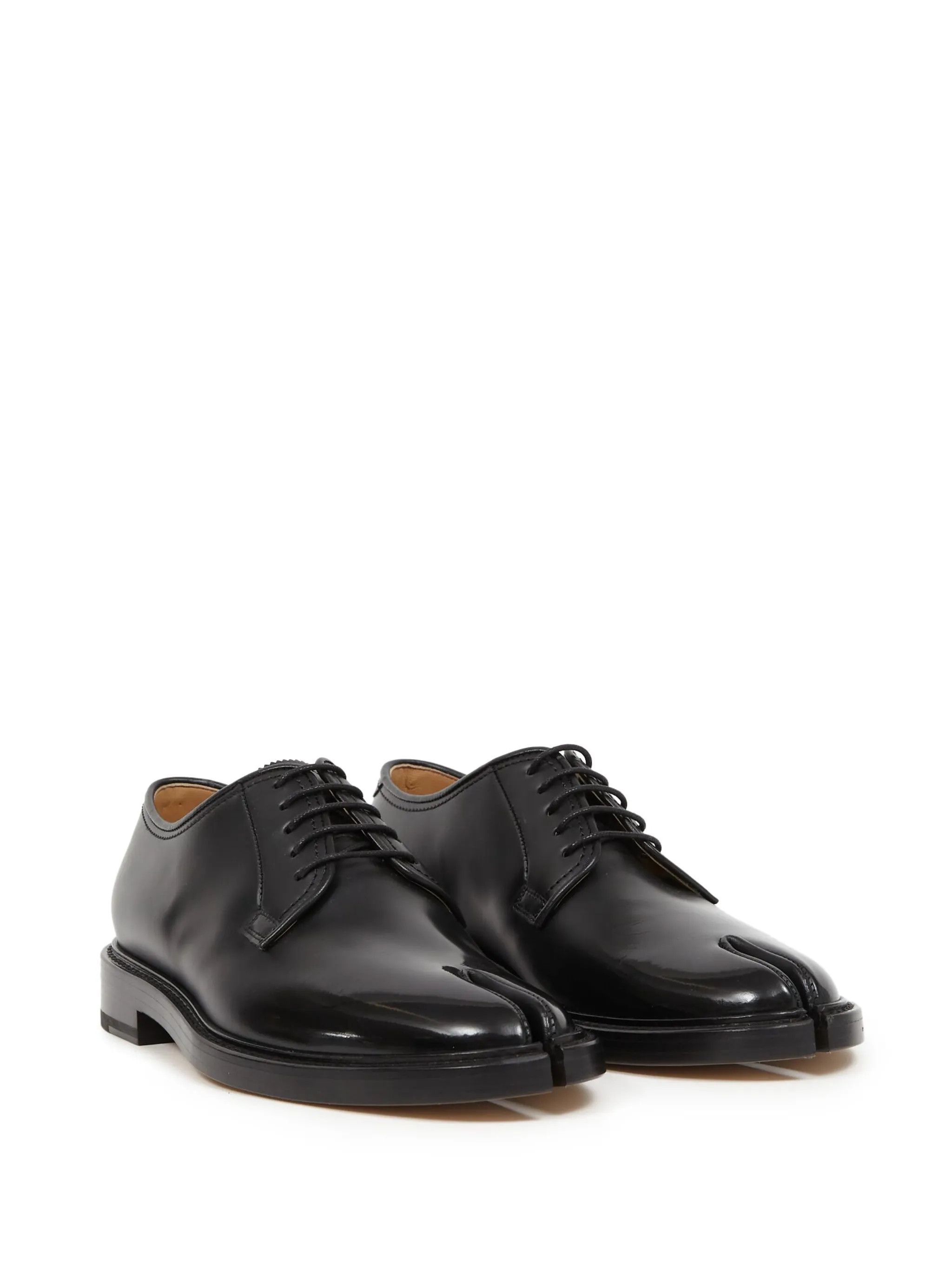 Maison Margiela o1bcso1str0226 Tabi Lace-up Derby Shoes in Black Size US 10 / IT 40 - 2 Thumbnail