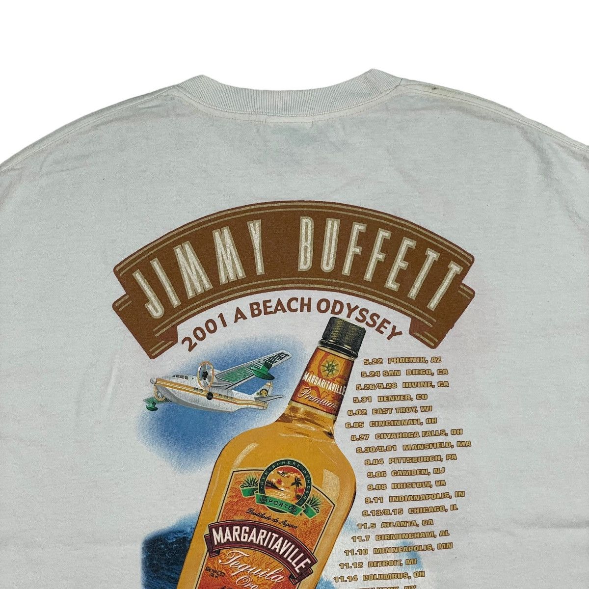 Band Tees VTG 2001 Jimmy Buffet A beach Odyssey Tour Tee Size US XL / EU 56 / 4 - 11 Thumbnail