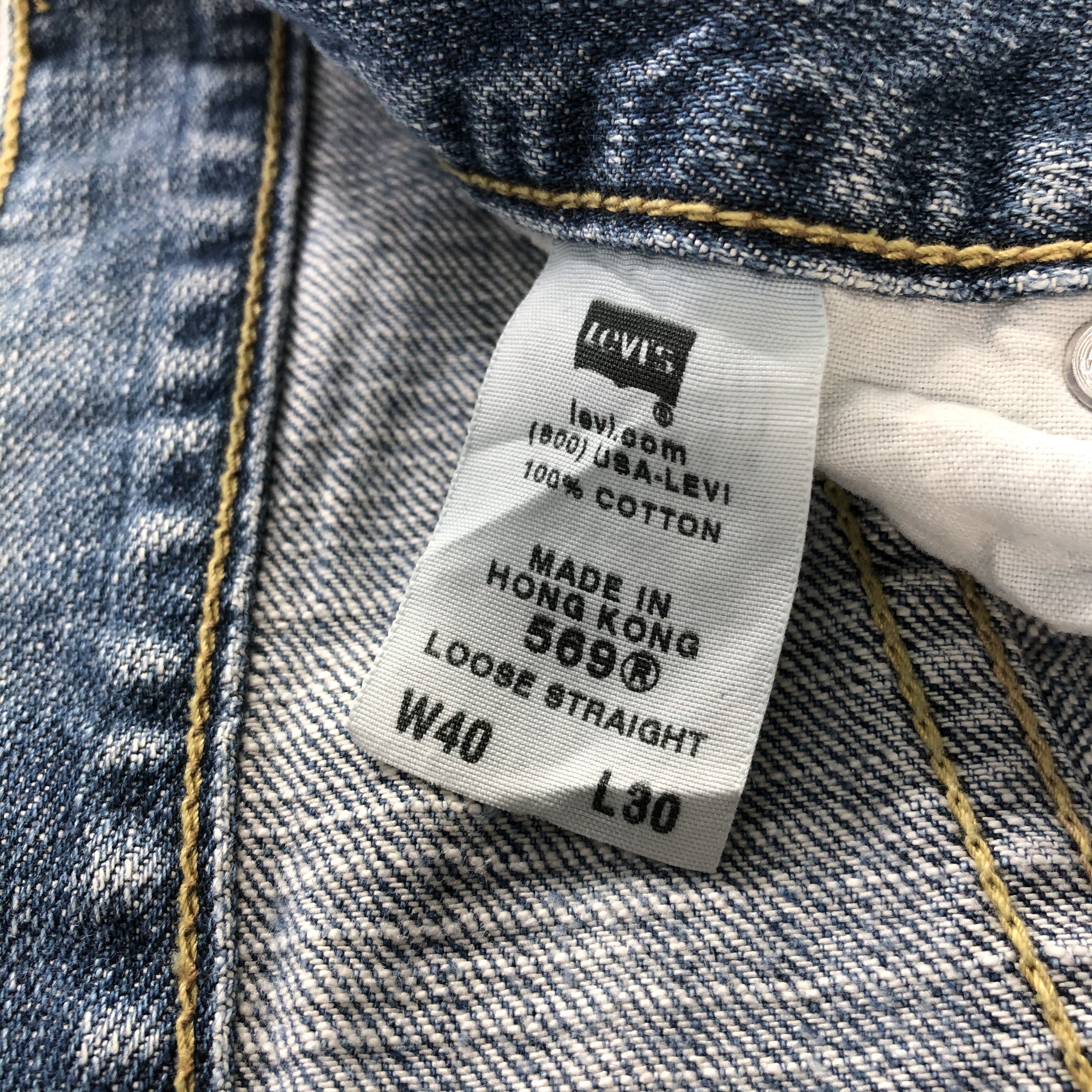 Levi's Vintage Blue Wash Levis 569 Jeans-J1504 Size US 41 - 10 Thumbnail
