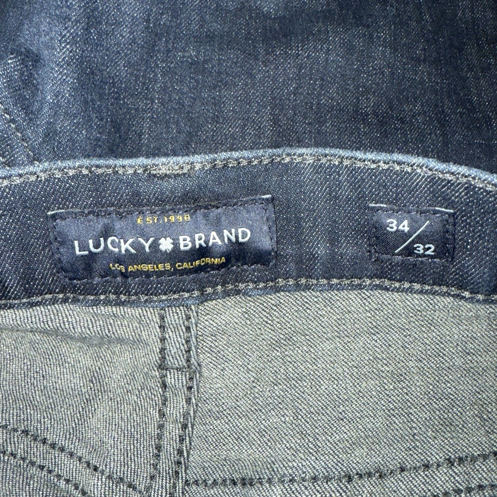 Lucky Brand LUCKY BRAND 121 Slim Jeans Blue Cotton Mens Size 34x32 Size US 34 / EU 50 - 4 Thumbnail