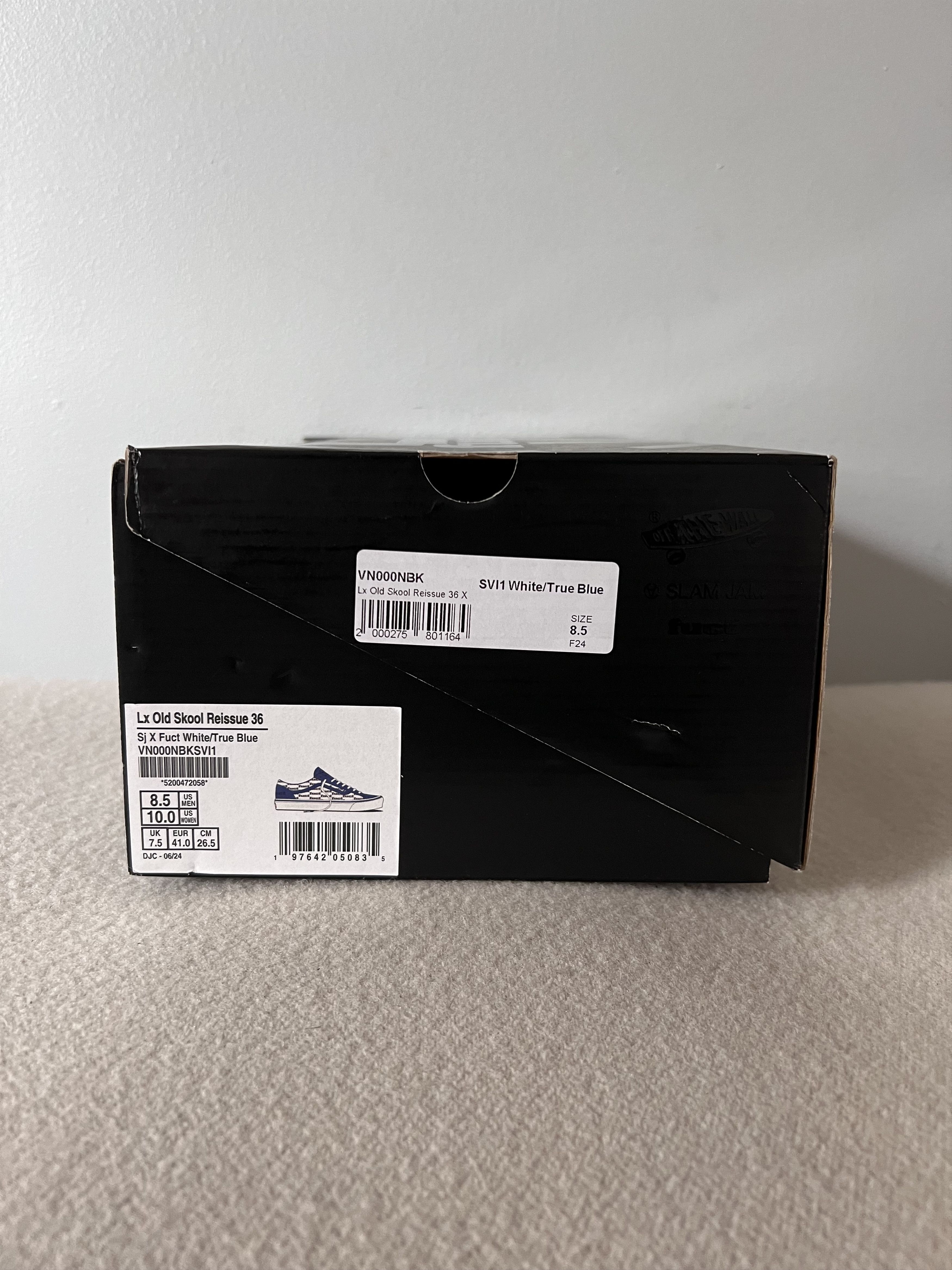 FUCT × Slam Jam × Vans Fuct Vans Lx Old Skool Reissue 36 in Blue White Size US 8.5 / EU 41-42 - 8 Thumbnail