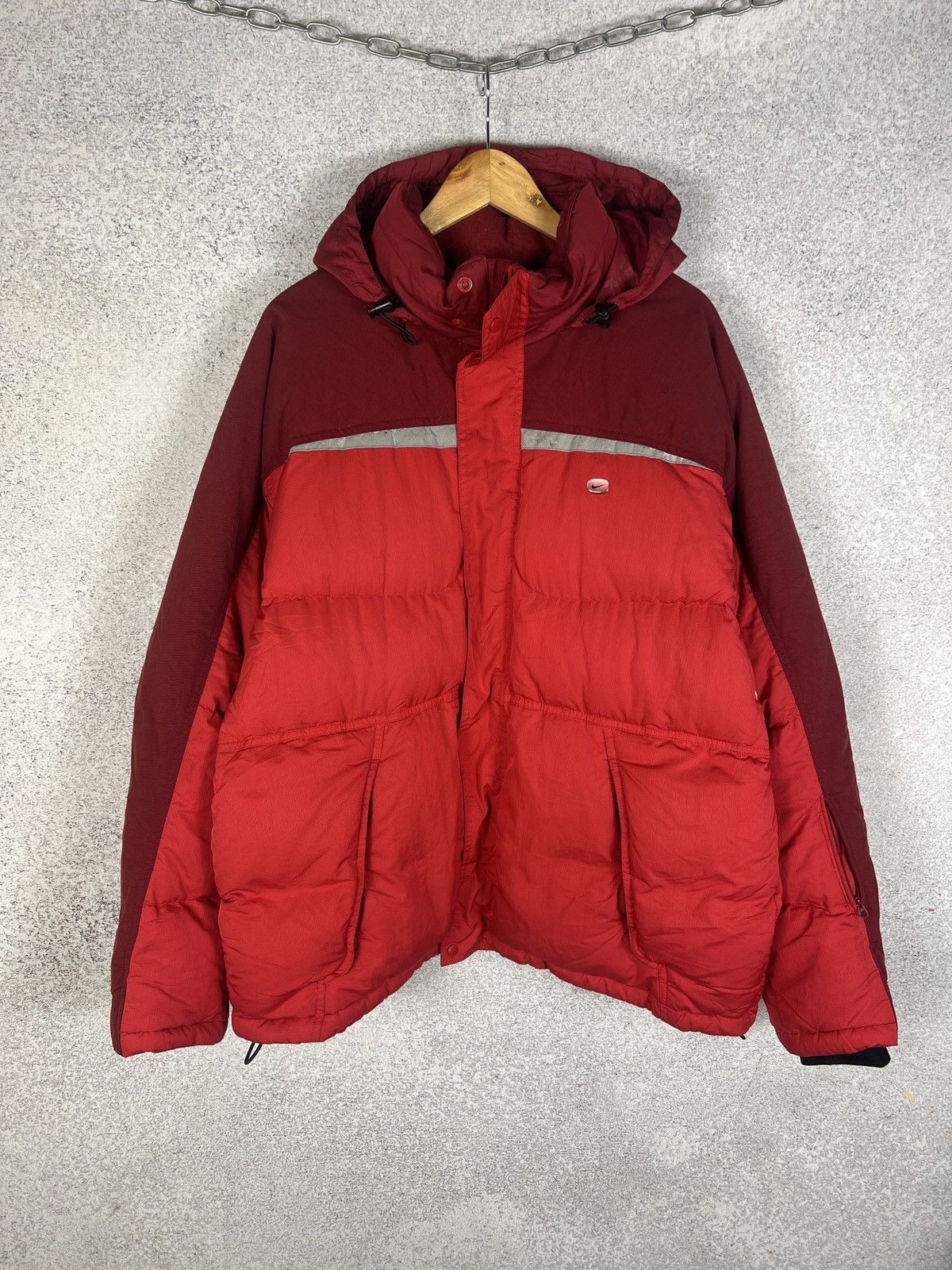 Nike Vintage Nike SPRTSDLX Duck Down Puffer Jacket Size US XL / EU 56 / 4 - 1 Thumbnail