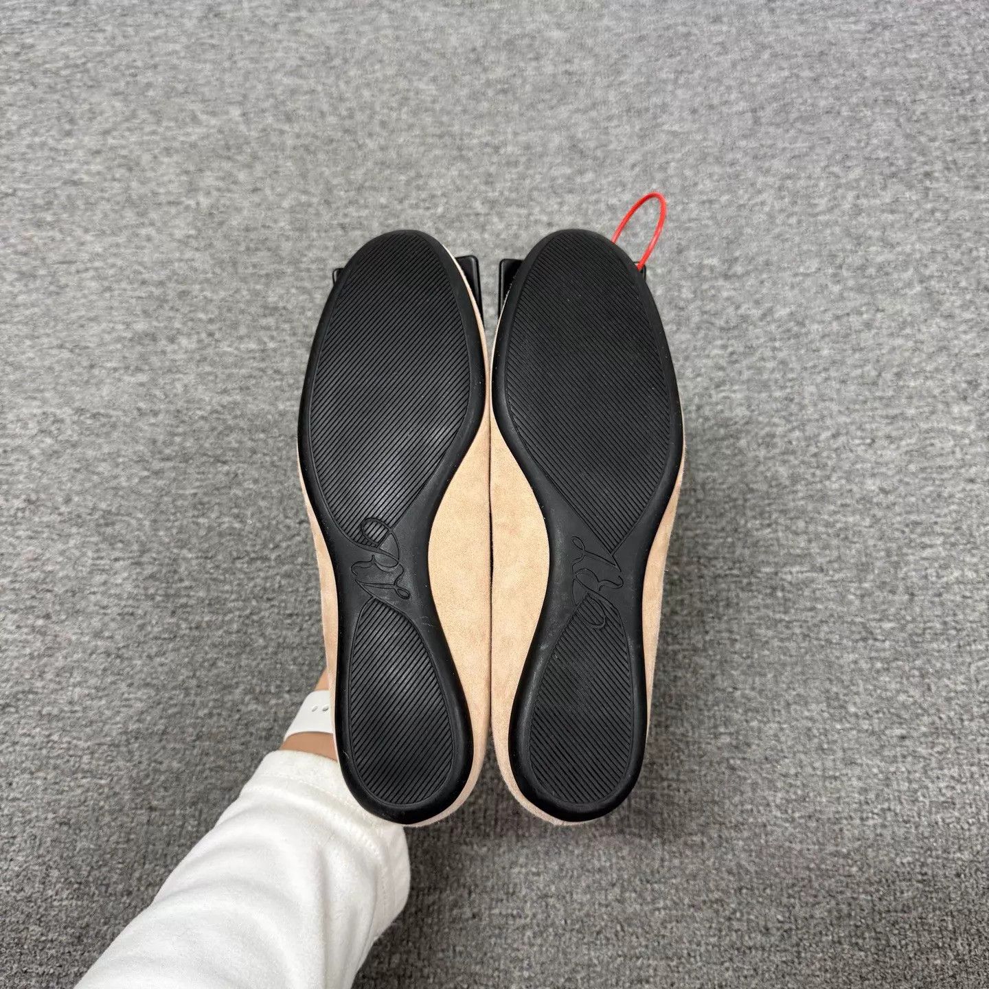 Roger Vivier RV Suede Square Buckle Flat 36 (New) Size US 5.5 / IT 35.5 - 5 Thumbnail