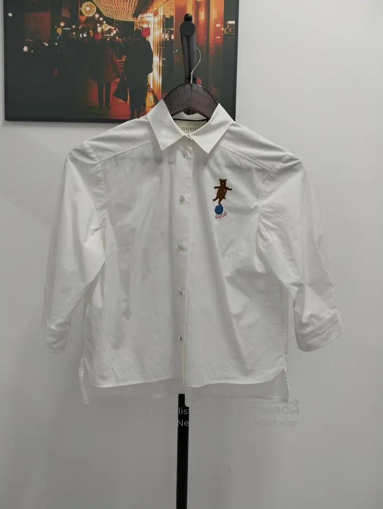 Gucci Gucci White shirt Size S / US 4 / IT 40 - 1 Thumbnail