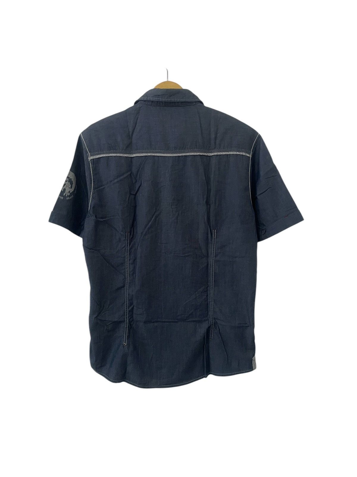 Diesel Vintage Diesel Blue Shirt Size US L / EU 52-54 / 3 - 3 Thumbnail