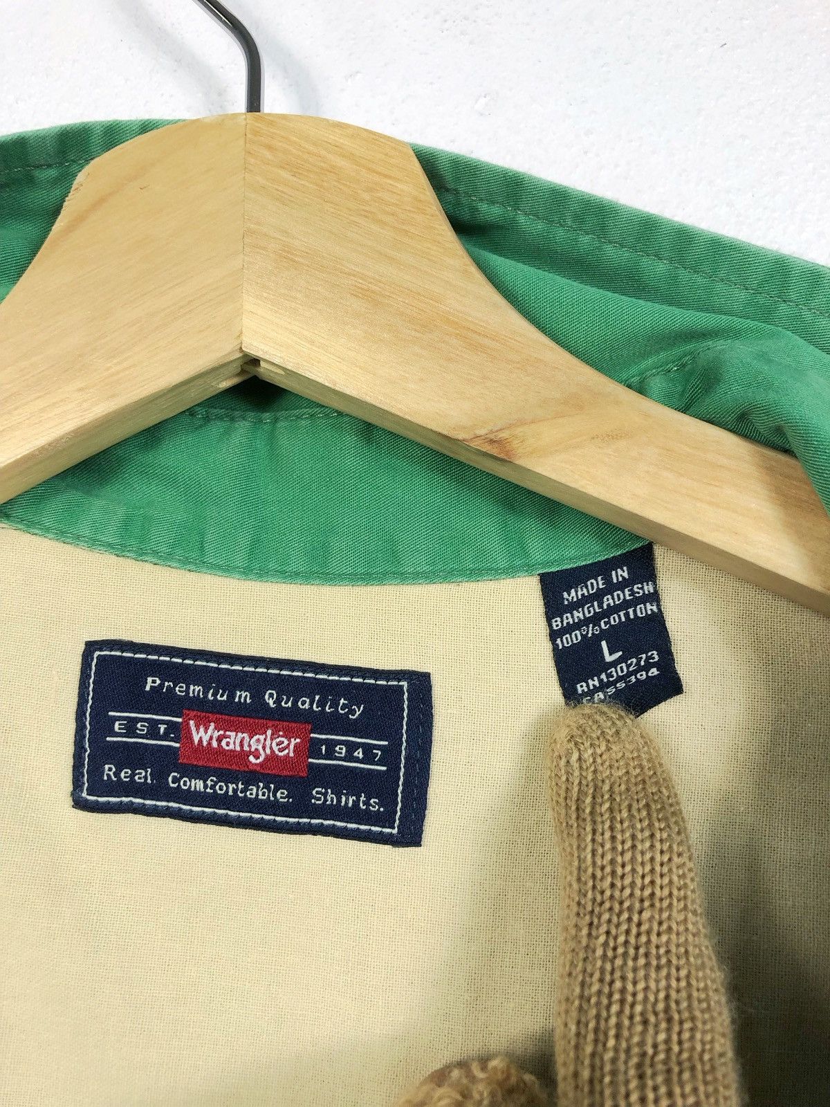 Wrangler Rare Vintage Wrangler Button Ups Workers Shirt Size US L / EU 52-54 / 3 - 8 Thumbnail