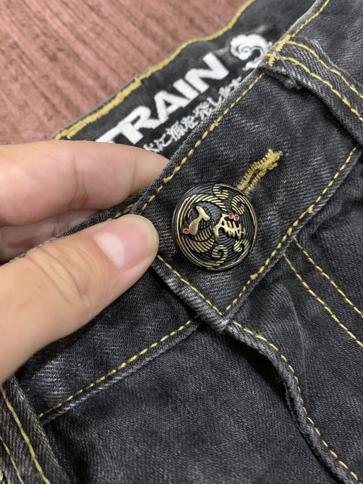 Japanese Brand Big Train Denim Size US 33 - 3 Thumbnail