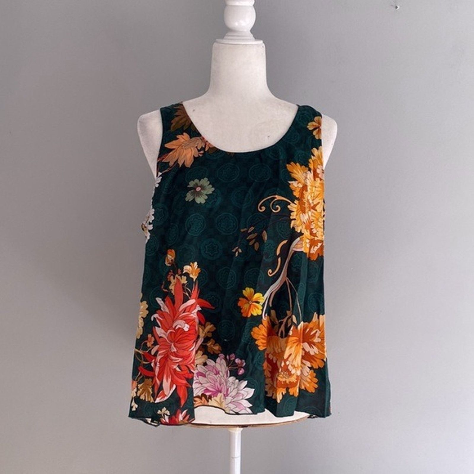 Johnny Was Johnny Was Roselynn Silk Floral Print Tank Top M Size M / US 6-8 / IT 42-44 - 10 Thumbnail