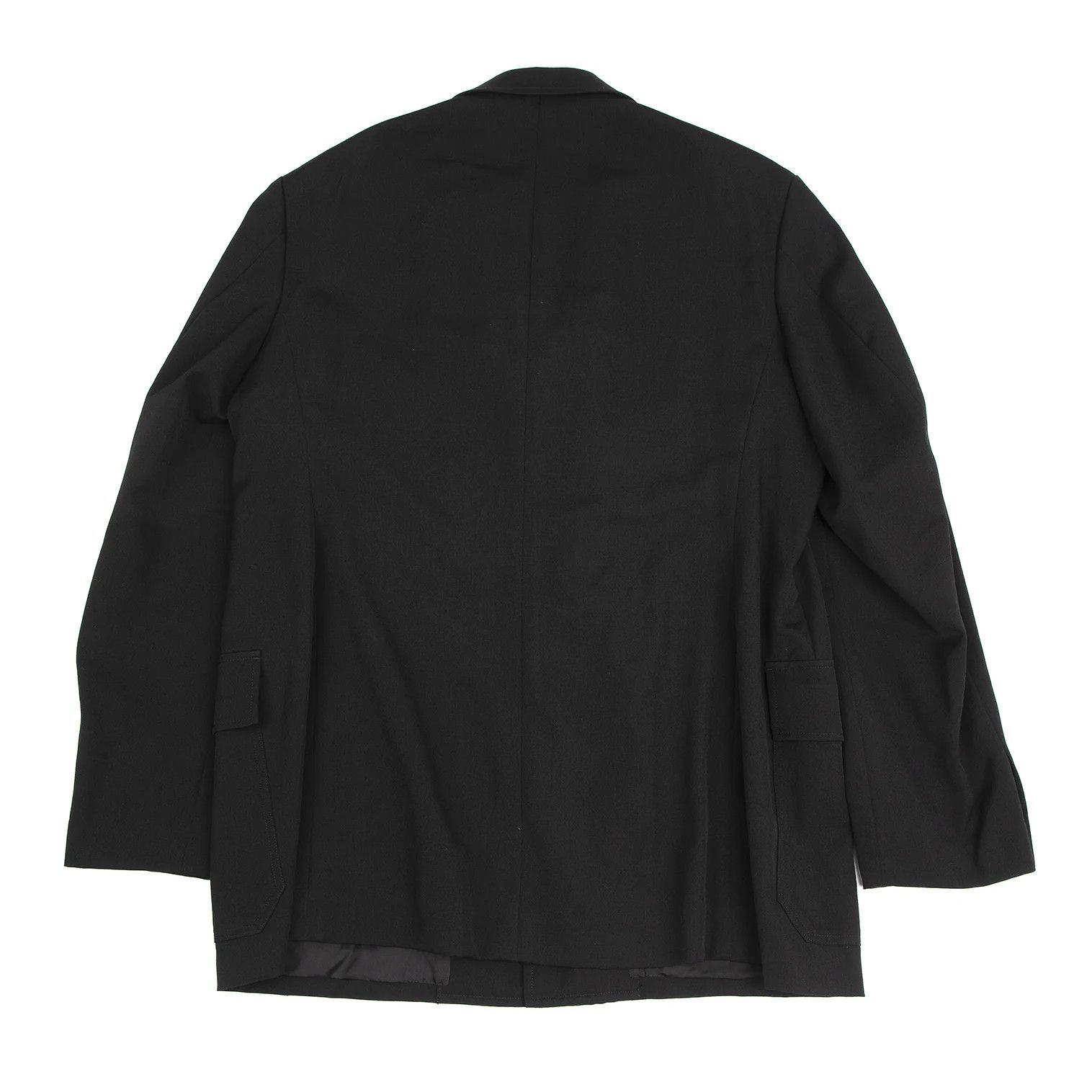 Jean Paul Gaultier Wool Gabardine Long Jacket in Black Size 3 Size US L / EU 52-54 / 3 - 14 Thumbnail