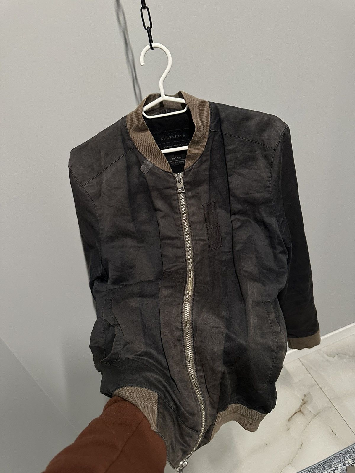 Allsaints All Saints Bomber Faded Jacket Avant Garde Rick Owens Type Size US S / EU 44-46 / 1 - 13 Thumbnail