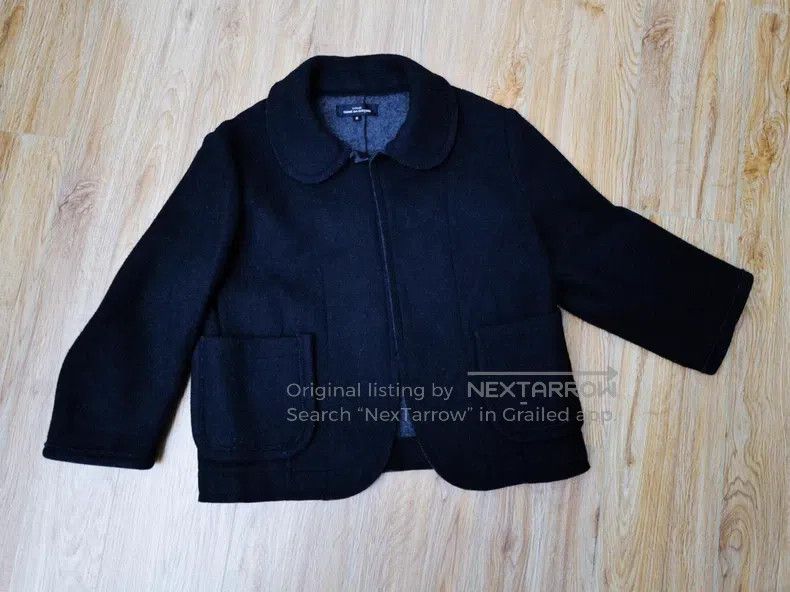 Comme des Garcons Comme des Garcons Collar Notched Wool Tweed Jacket Size S / US 4 / IT 40 - 9 Thumbnail
