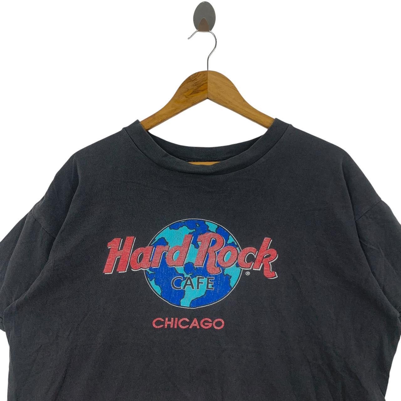 Hard Rock Cafe Vintage 90’ HARD ROCK CAFE CHICAGO Globe Tee Shirt Top Size US L / EU 52-54 / 3 - 2 Thumbnail
