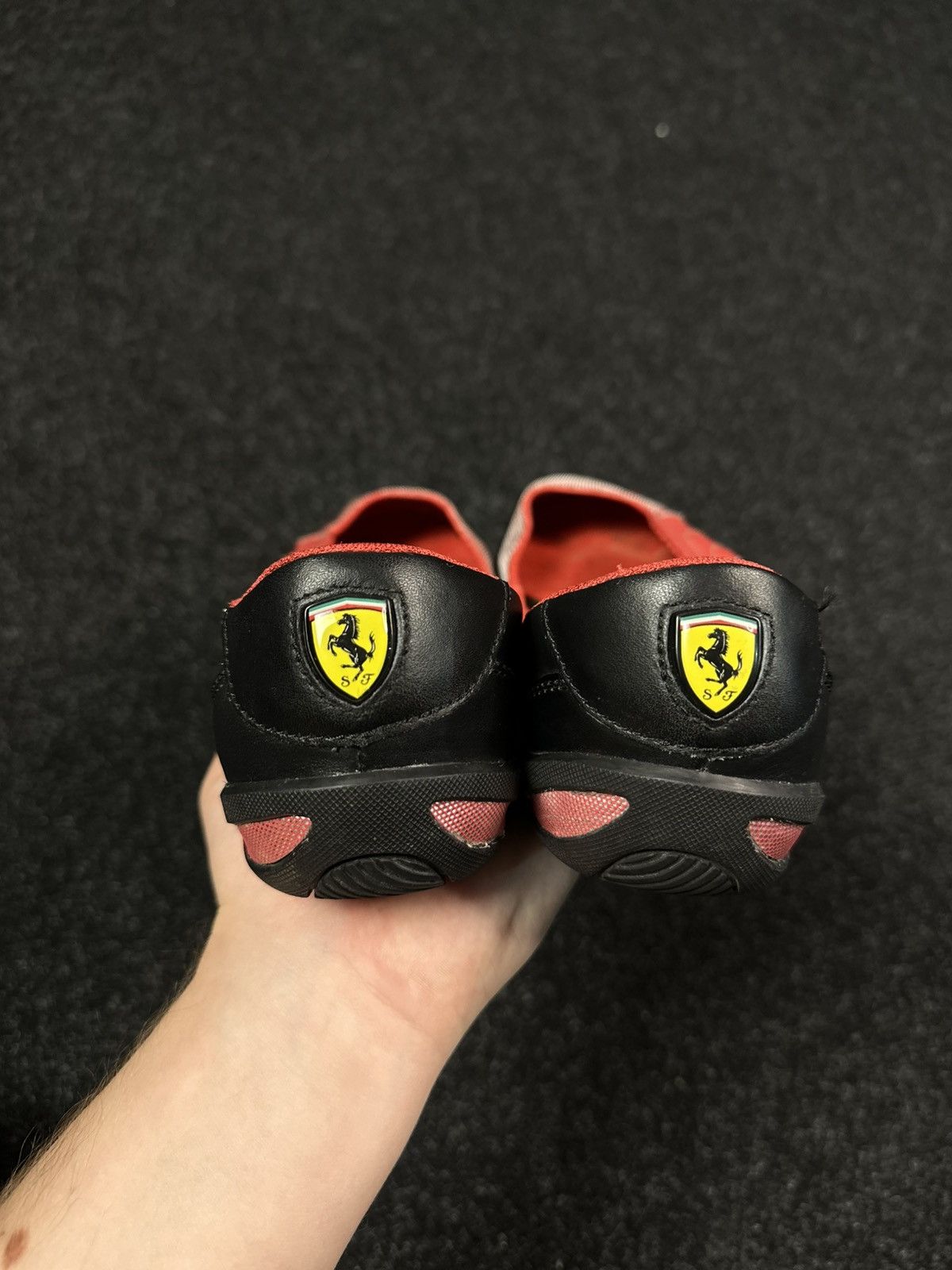 Ferrari × Puma Puma Ferrari Archive Black Red Ballet Flats Shoes Sneakers Size US 8 / IT 38 - 5 Thumbnail