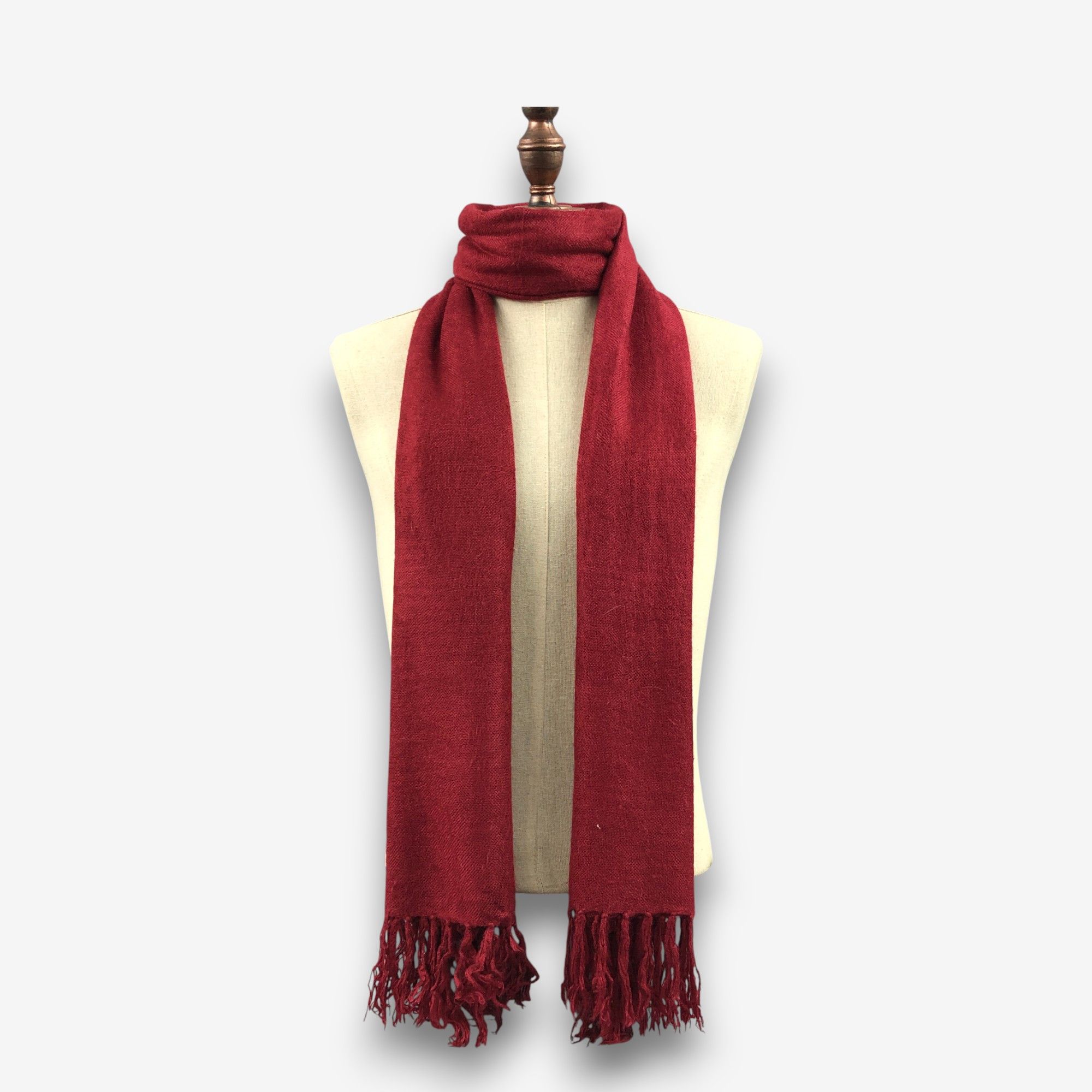 Beams Plus Vintage Beams Scarf Muffler Fringe Wool Long Scarves Size ONE SIZE - 1 Thumbnail