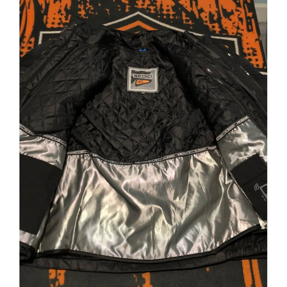 Leather NEW SEDICI Riding Jacket 2XL Men, Armor, Reflective Size US XXL / EU 58 / 5 - 2 Thumbnail