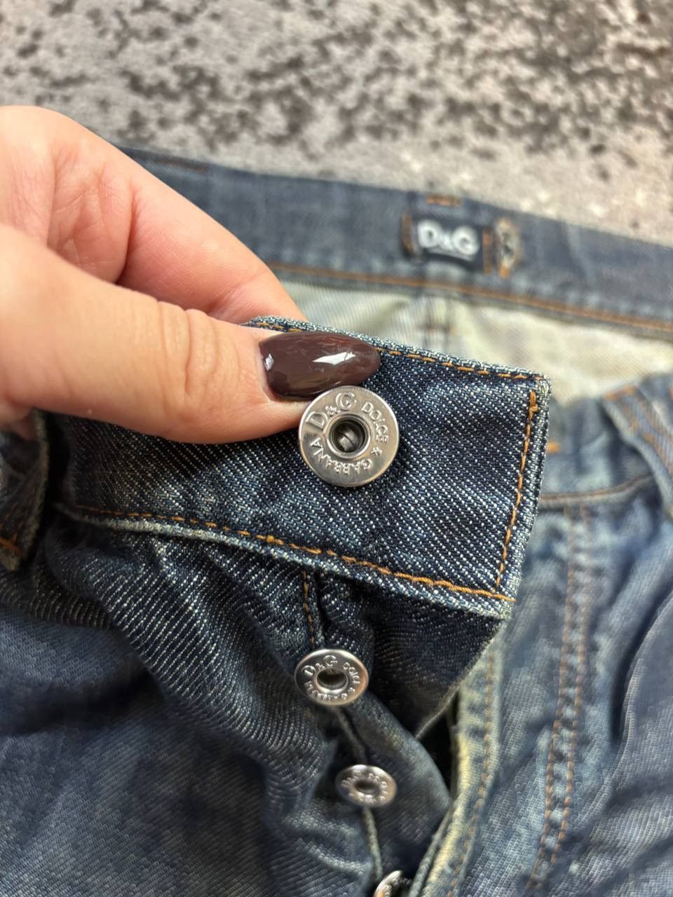 Dolce & Gabbana × Vintage Vintage Y2K Dolce & Gabbana Denim Distressed Faded Patch Pan Size US 32 / EU 48 - 5 Thumbnail