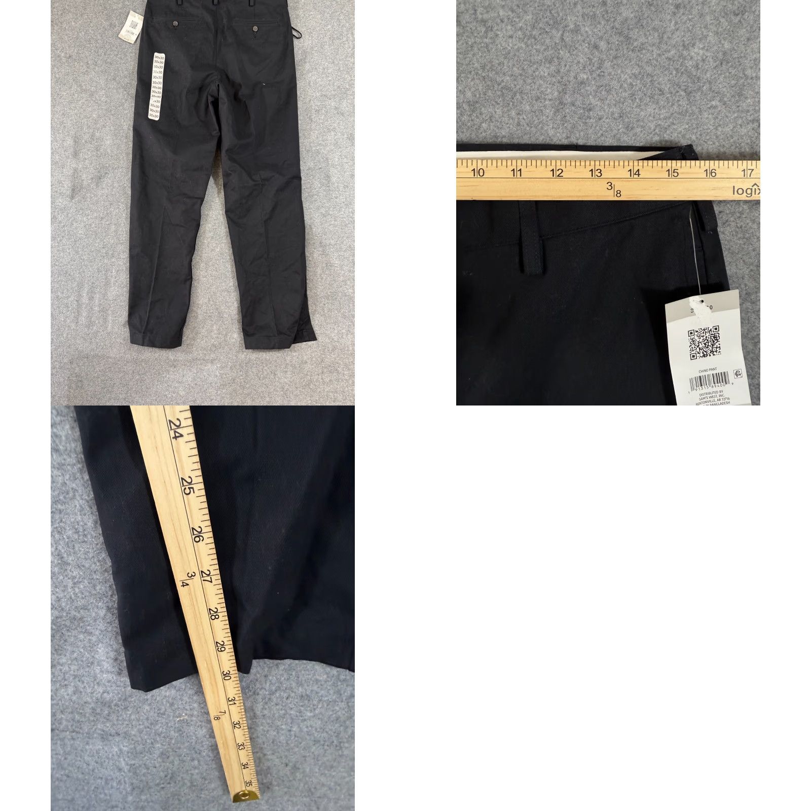 Lands' End Lands' End Pants Mens 30x30 Black Flat Front Traditional Fit Straight Chino NWT Pants Mens 30x30 Black Flat Front Traditional Fit Straight Chino NWT Size US 30 / EU 46 - 9 Thumbnail