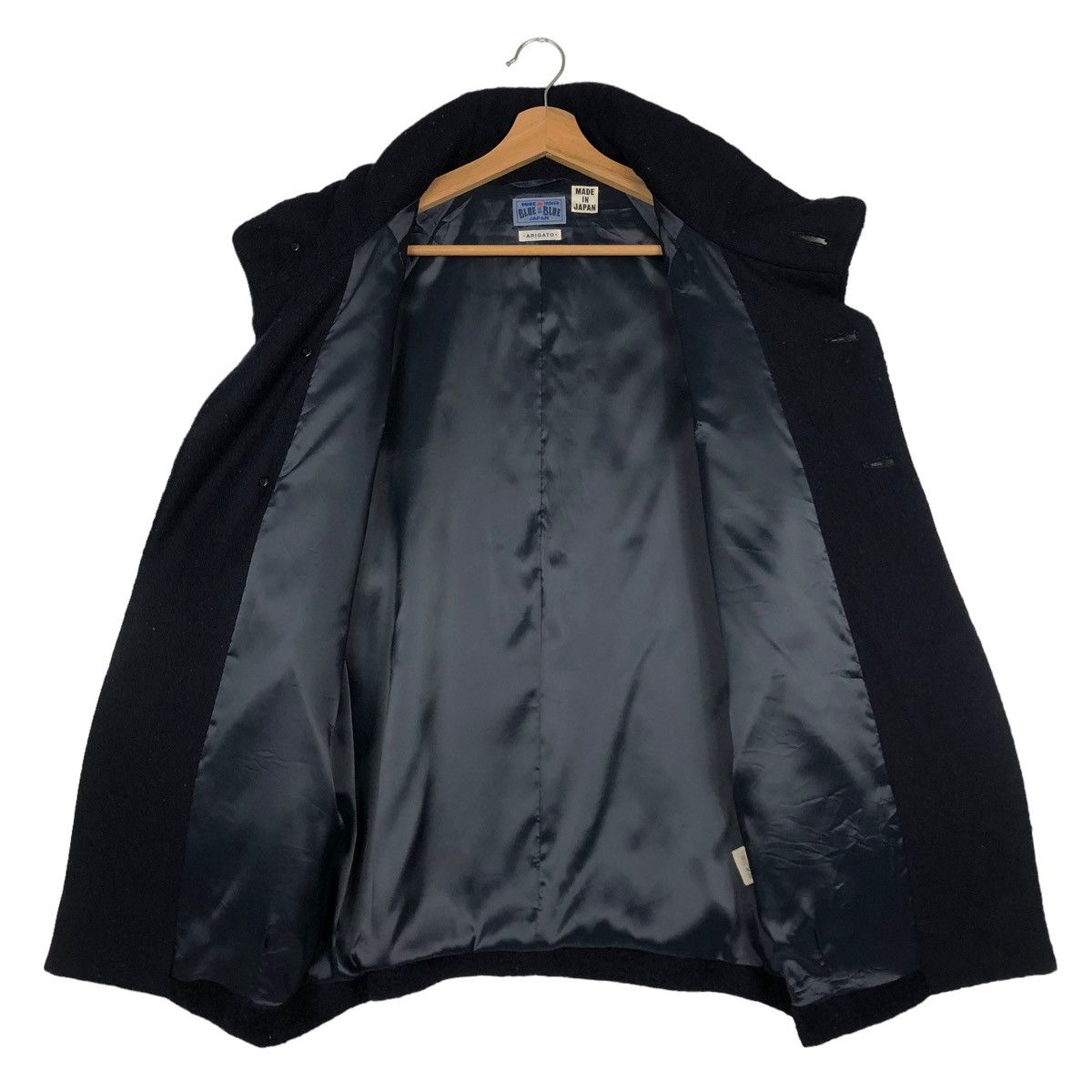 45rpm 🔥BLUE BLUE WOOL DOUBLE BREAST JACKET ARIGATO JAPAN Size US M / EU 48-50 / 2 - 10 Thumbnail