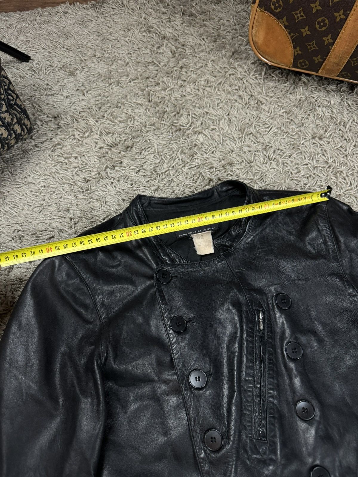 agnes b. Leather jacket Agnes B. Paris original luxury rare item Size M / US 6-8 / IT 42-44 - 8 Thumbnail