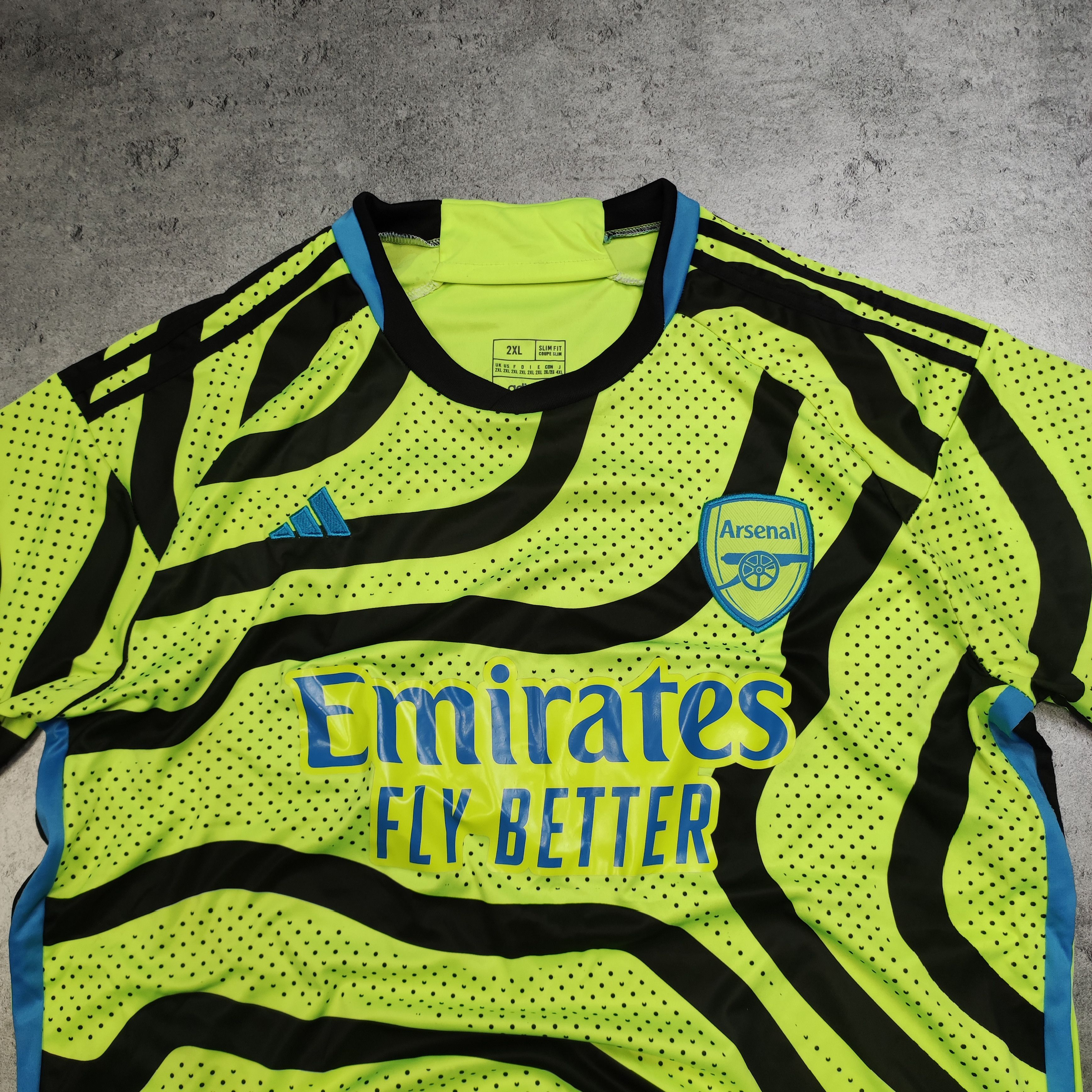 Adidas RARE Arsenal London 2023/24 Away Football Jersey #41 Rice Size US XXL / EU 58 / 5 - 5 Thumbnail