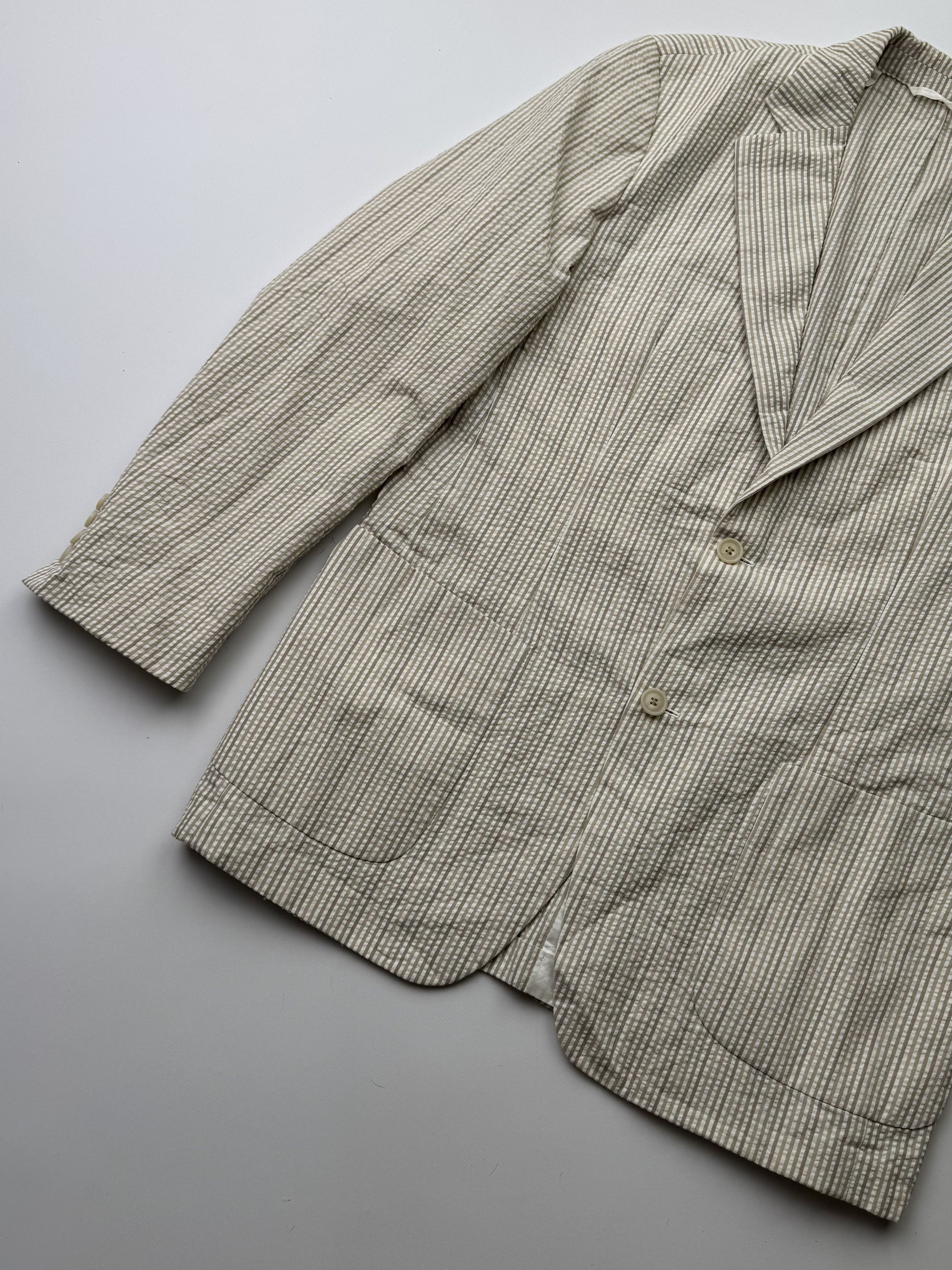 Hugo Boss Hugo Boss Vintage Striped Blazer (145) Size US L / EU 52-54 / 3 - 2 Thumbnail