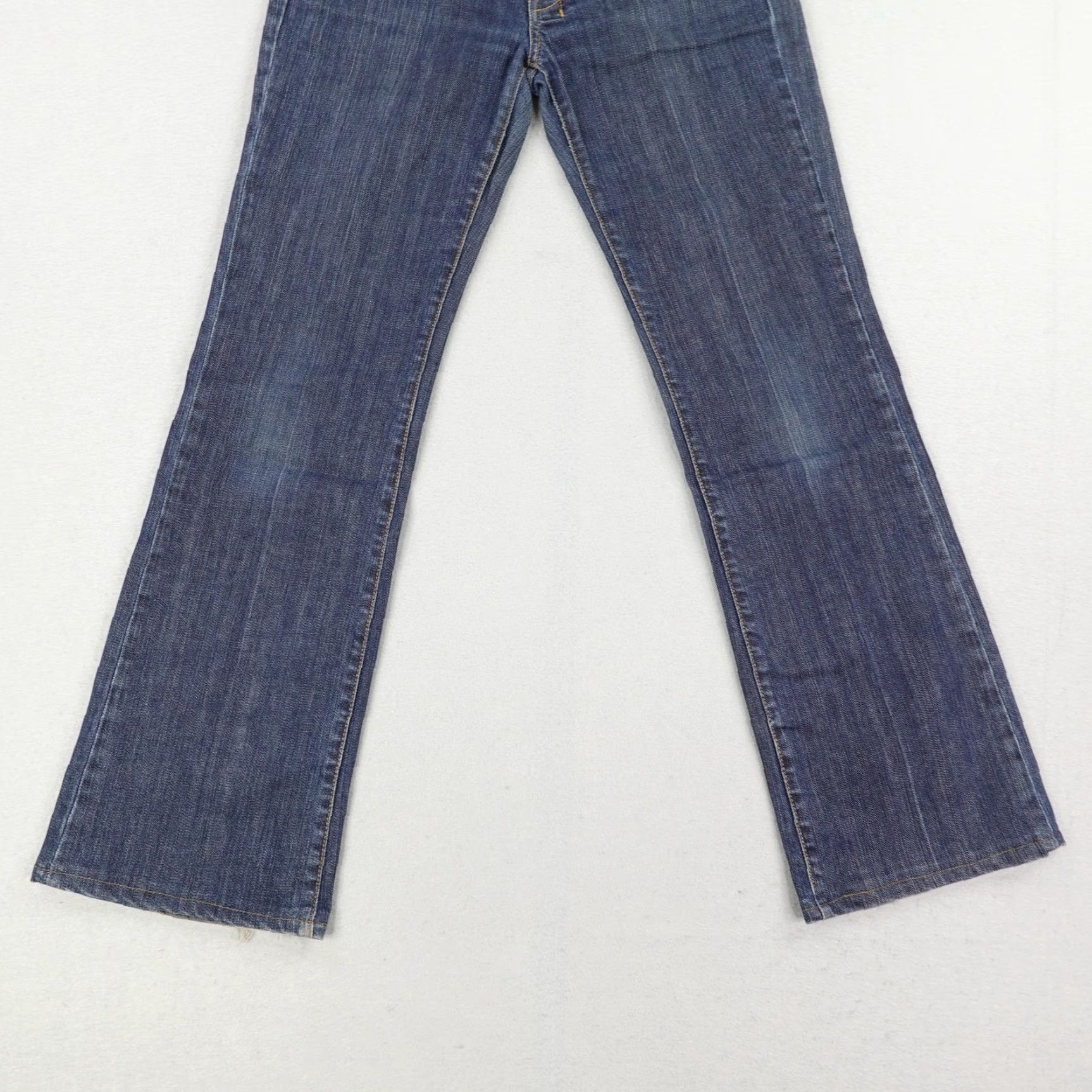 7 For All Mankind VINTAGE 7 For All Mankind Women’s Jeans Bootcut Low Rise Flare 29 Blue Denim Y2K Size 29" - 3 Thumbnail