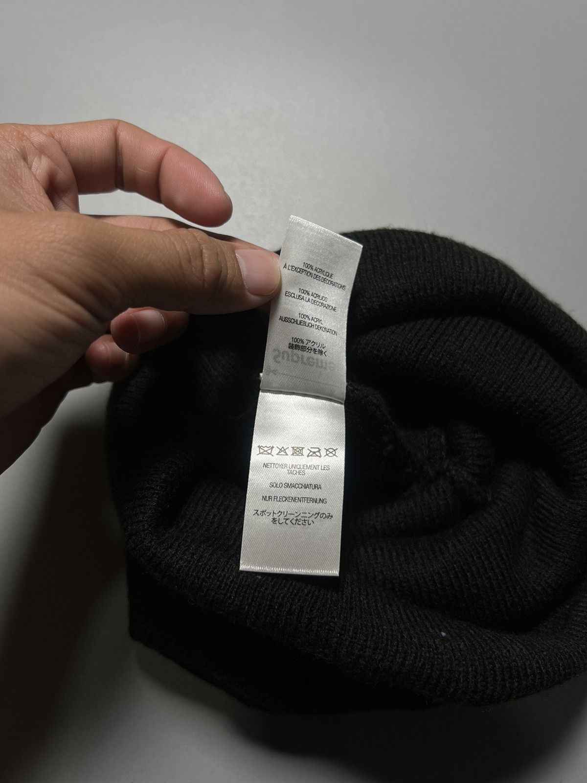 Supreme Supreme Glitter Beanie F21 "Black" Size ONE SIZE - 5 Thumbnail