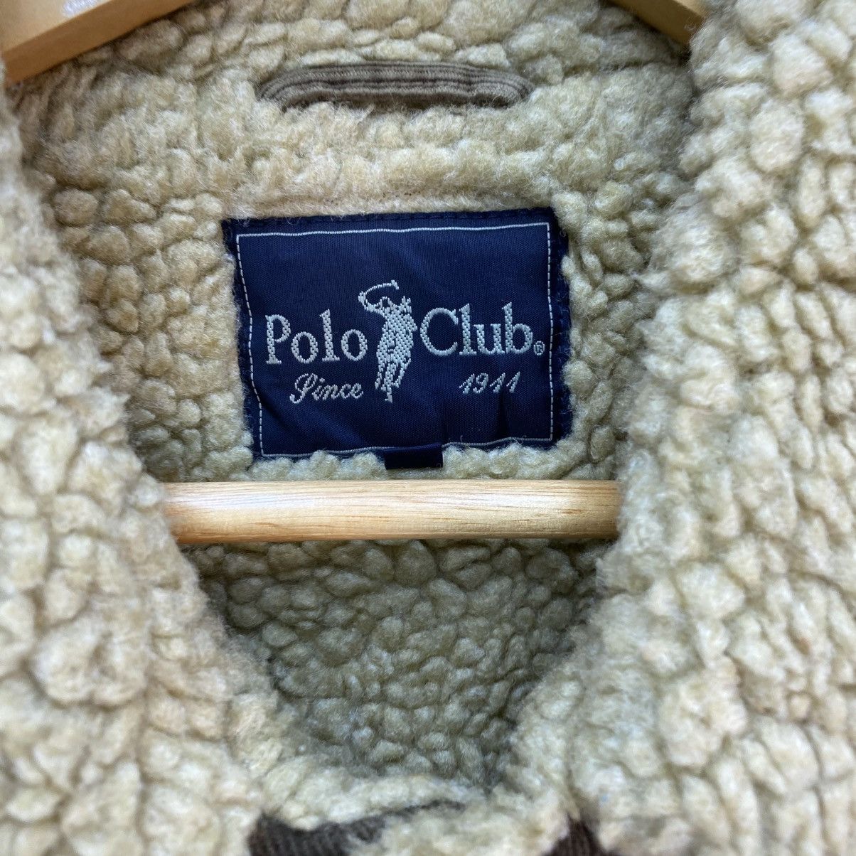 Polo Ralph Lauren 🫶Vintage Polo Club brown corduroy sherpa lining jacket Size US M / EU 48-50 / 2 - 7 Thumbnail