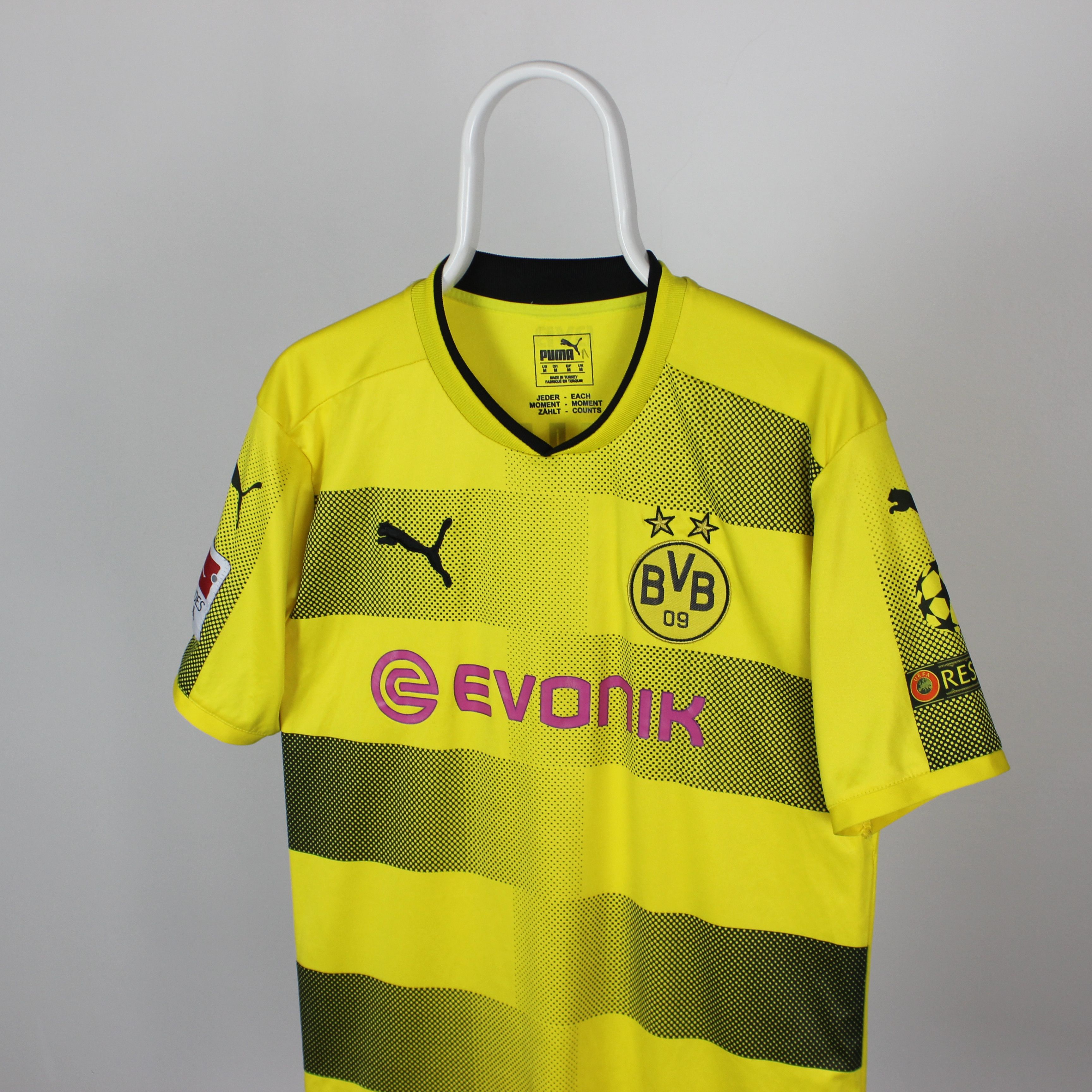 Puma BORUSSIA DORTMUND 2017 2018 Home Football Shirt Jersey Puma Size US M / EU 48-50 / 2 - 10 Thumbnail