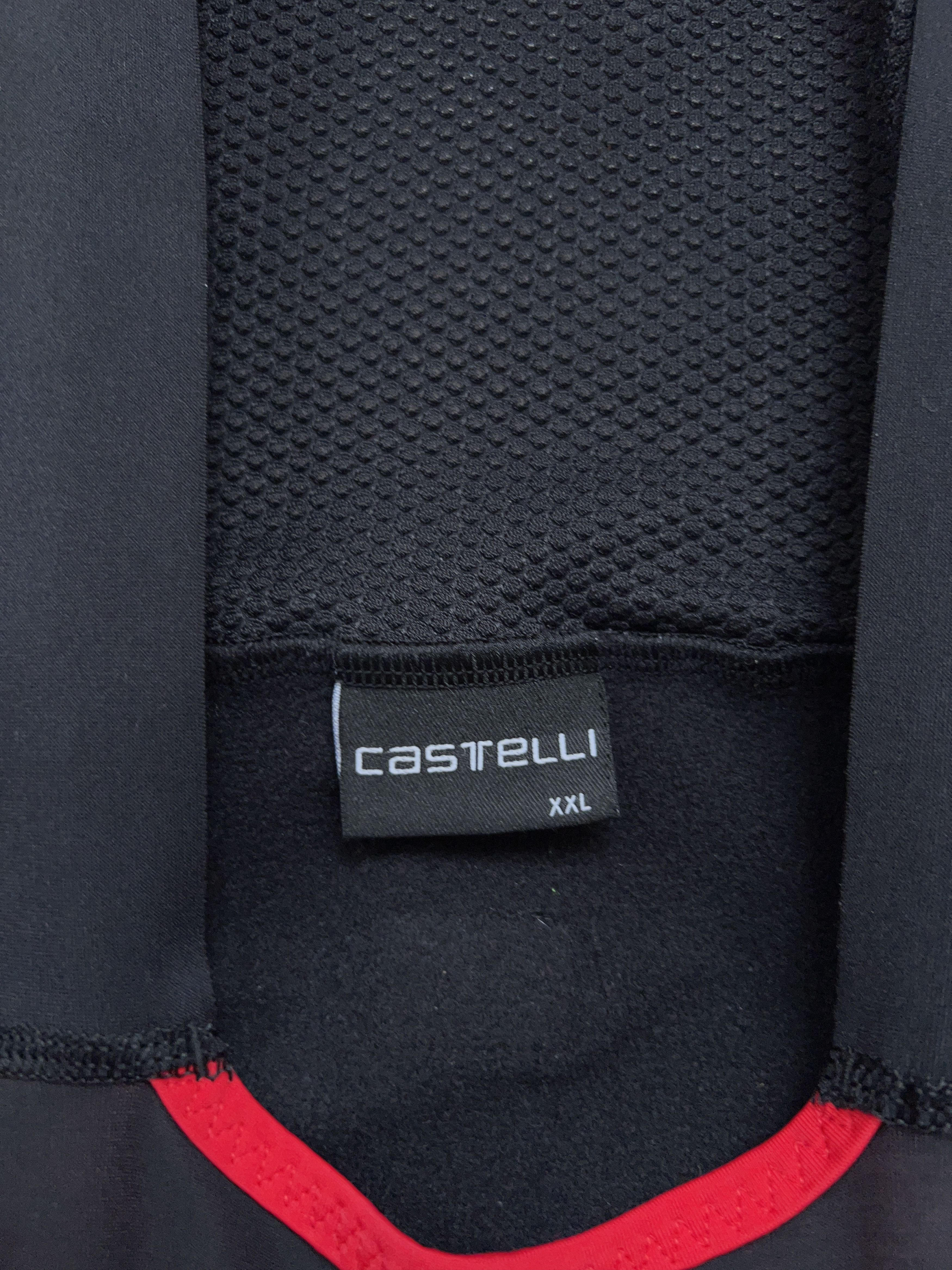 Other Castelli Rosso Corsa Bib Shorts Black With Straps Cycling Size US 38 / EU 54 - 3 Thumbnail