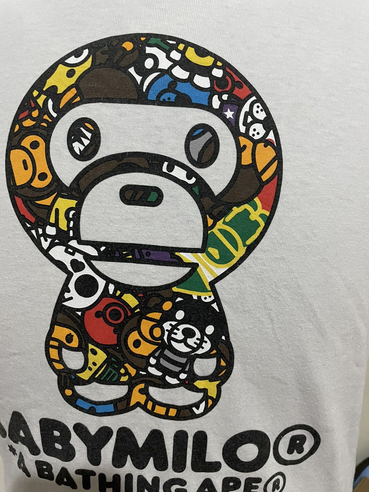 Bape VTG Babymilo A Bathing Ape Safari Tee Single Stitch Size M Size US M / EU 48-50 / 2 - 12 Thumbnail