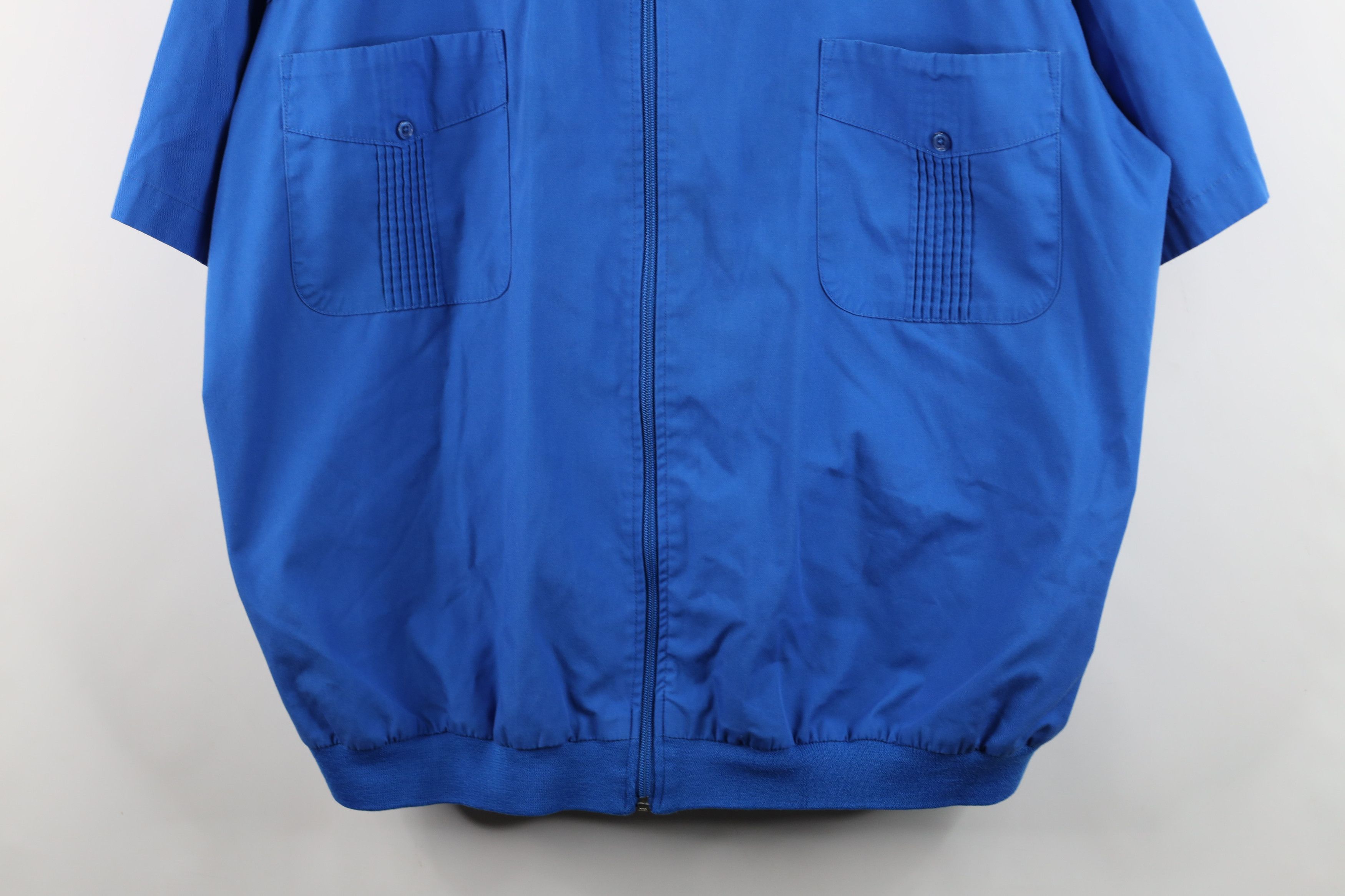 Vintage Vintage 90s Streetwear Short Sleeve Full Zip Shirt Jacket Size US XXL / EU 58 / 5 - 3 Thumbnail