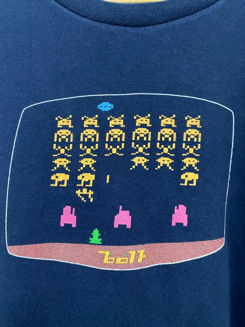 Vintage VTG 90S Space Invaders Games promo tees by LEE Size US XL / EU 56 / 4 - 5 Thumbnail