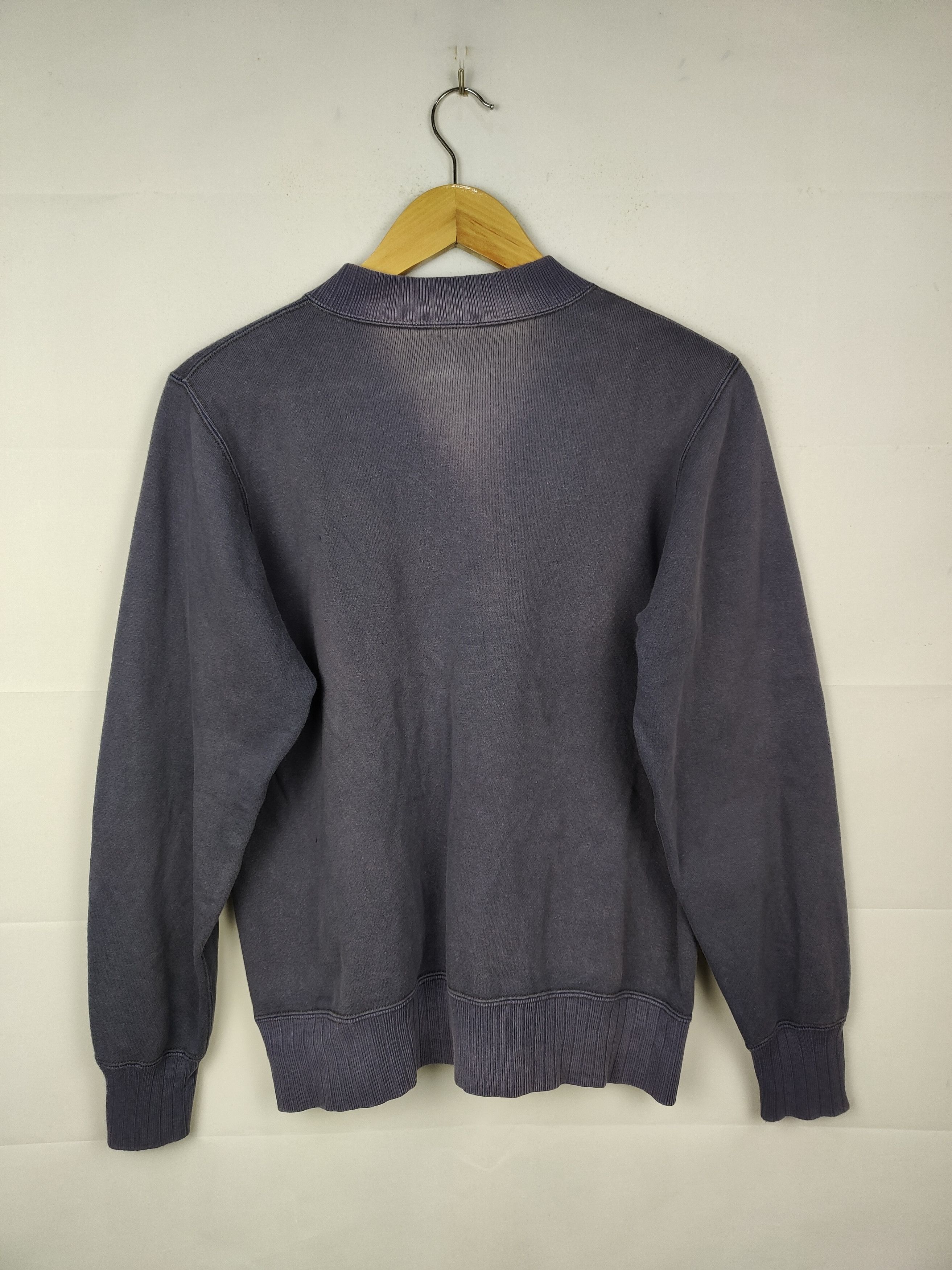 Buzz Rickson's Vintage 90s Sunfaded Buzz Ricksons Zipper Sweatshirt Size US M / EU 48-50 / 2 - 9 Thumbnail