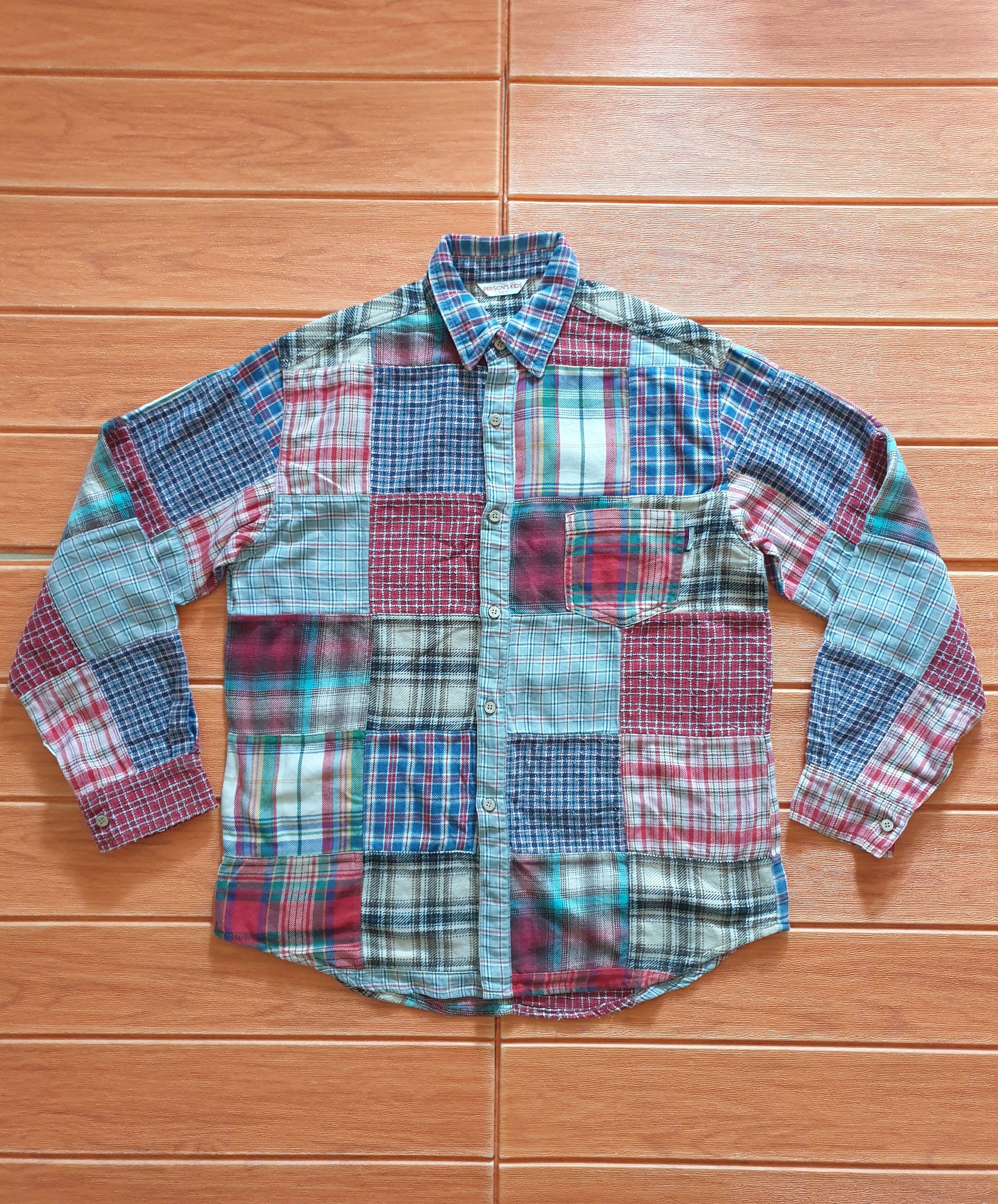 Other 💥Persons patchwork Japanese flannel shirt Size US L / EU 52-54 / 3 - 1 Thumbnail