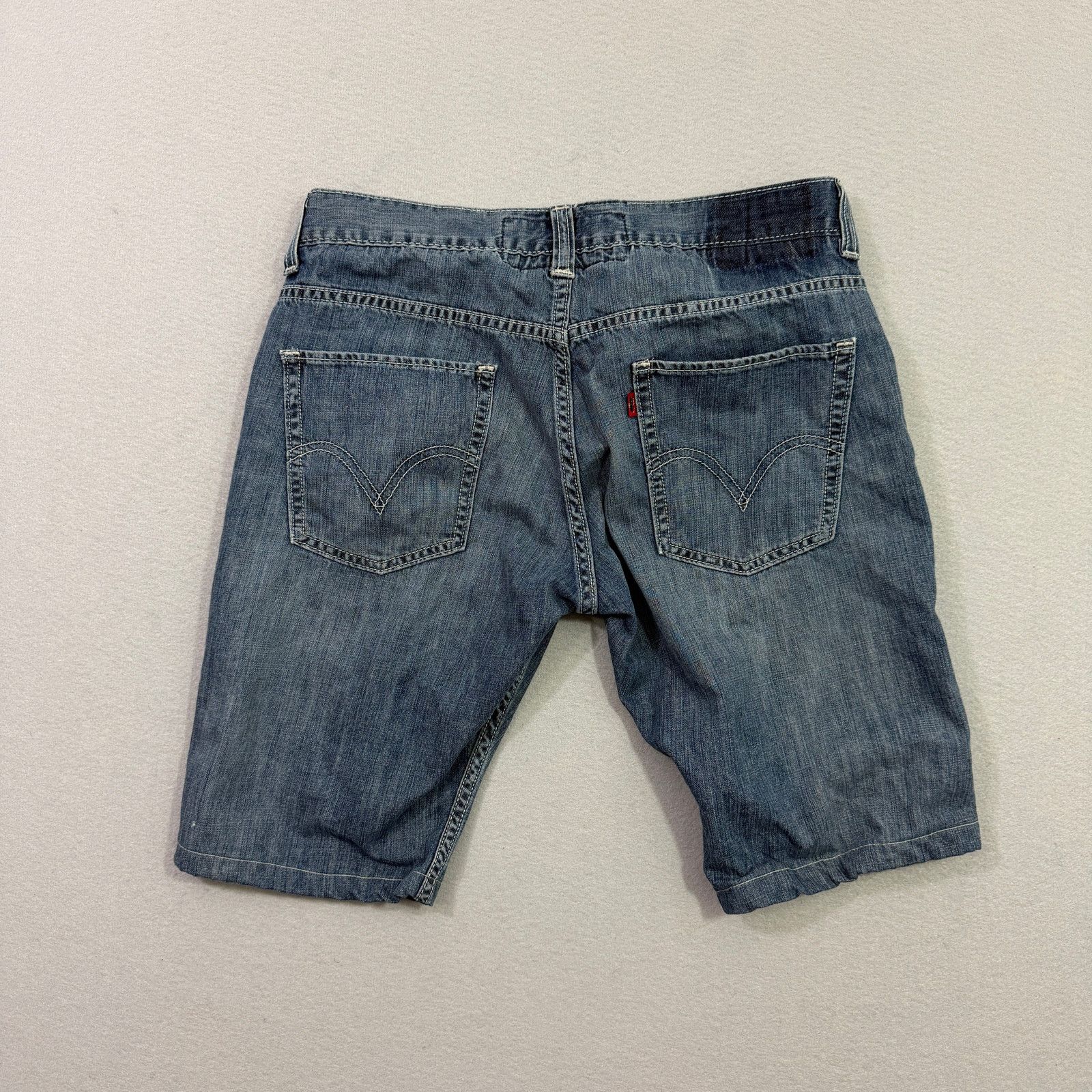 Levi's Vintage Levis 511 Jean Shorts Mens 33 Blue 11" Inseam Skinny Size US 33 - 6 Thumbnail