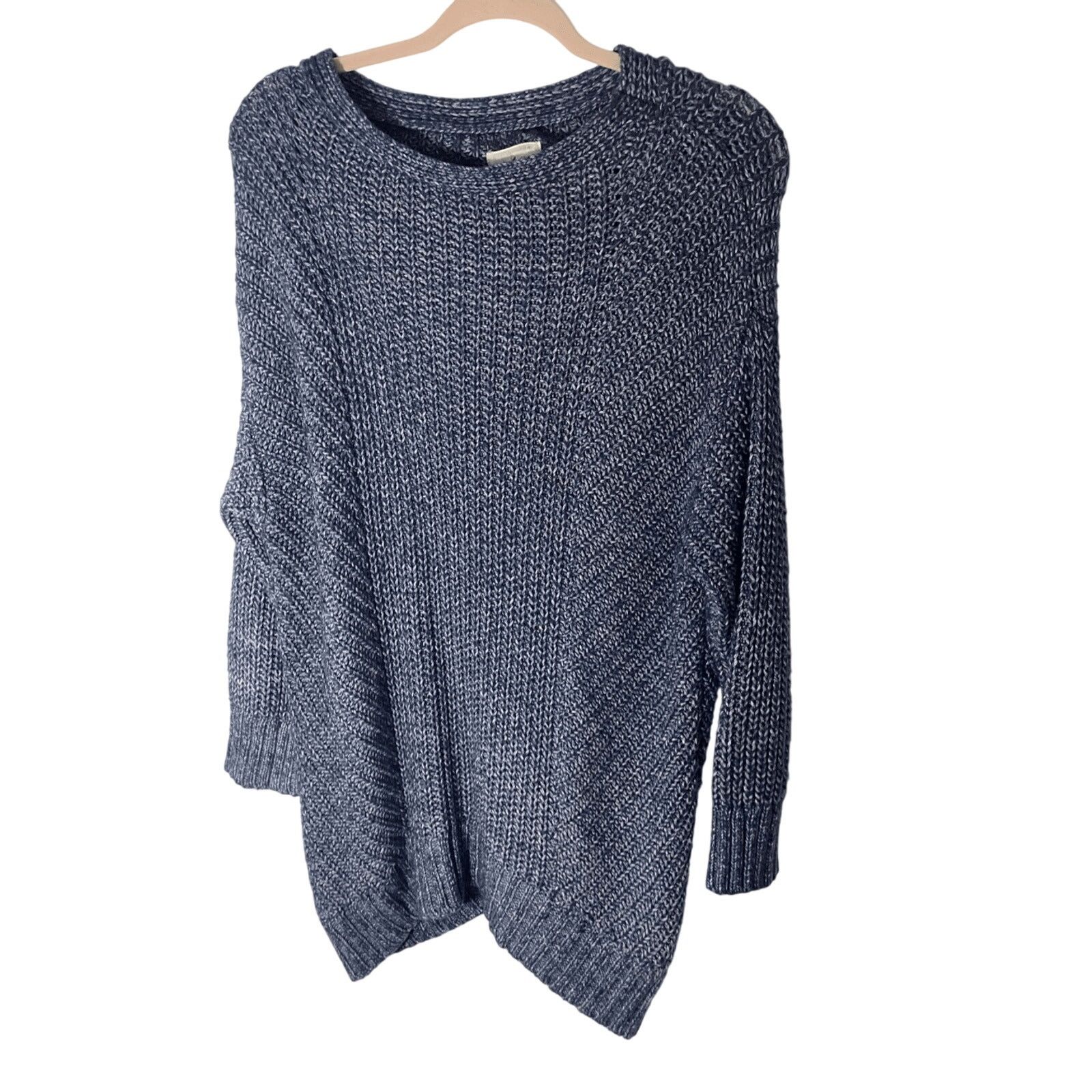 Lou & Grey Lou & Grey Women S Blue Long Sleeve Oversized Knit Pullover Size S / US 4 / IT 40 - 1 Thumbnail