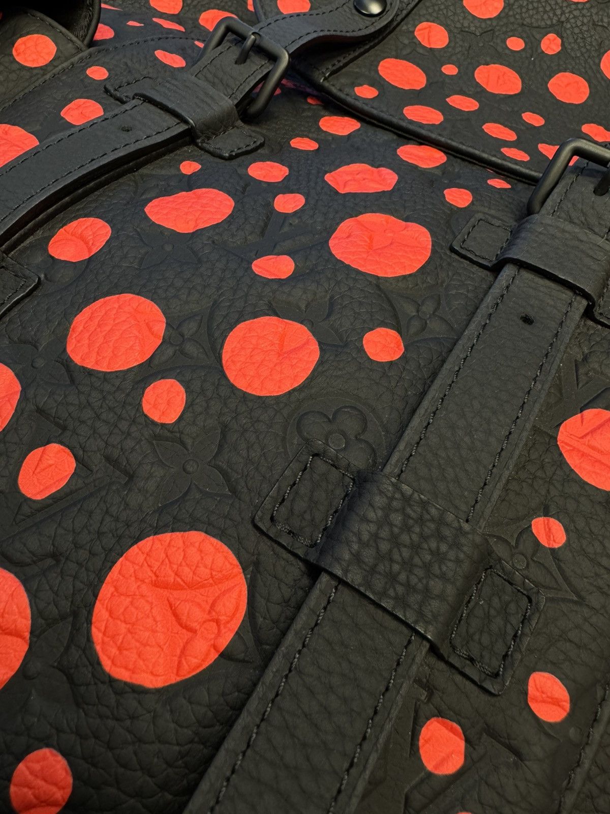 Louis Vuitton Louis Vuitton x Yayoi Kusama Christopher Backpack Black/Red Size ONE SIZE - 9 Thumbnail